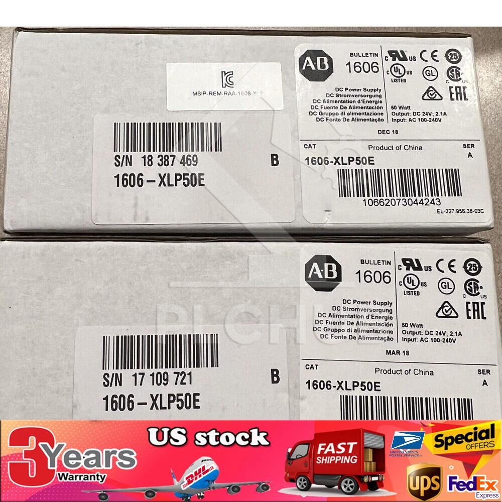 New In Box Allen-Bradley 1606-XLP50E POWER SUPPLY 1606XLP50E Fast Shipping