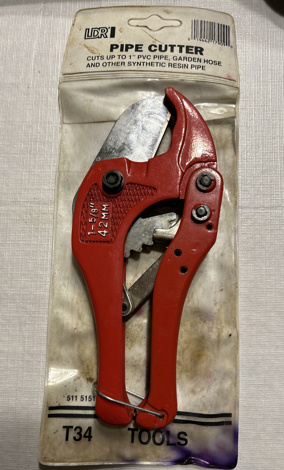 VTG LDR Industries PIPE CUTTER-USED-Made In Taiwan