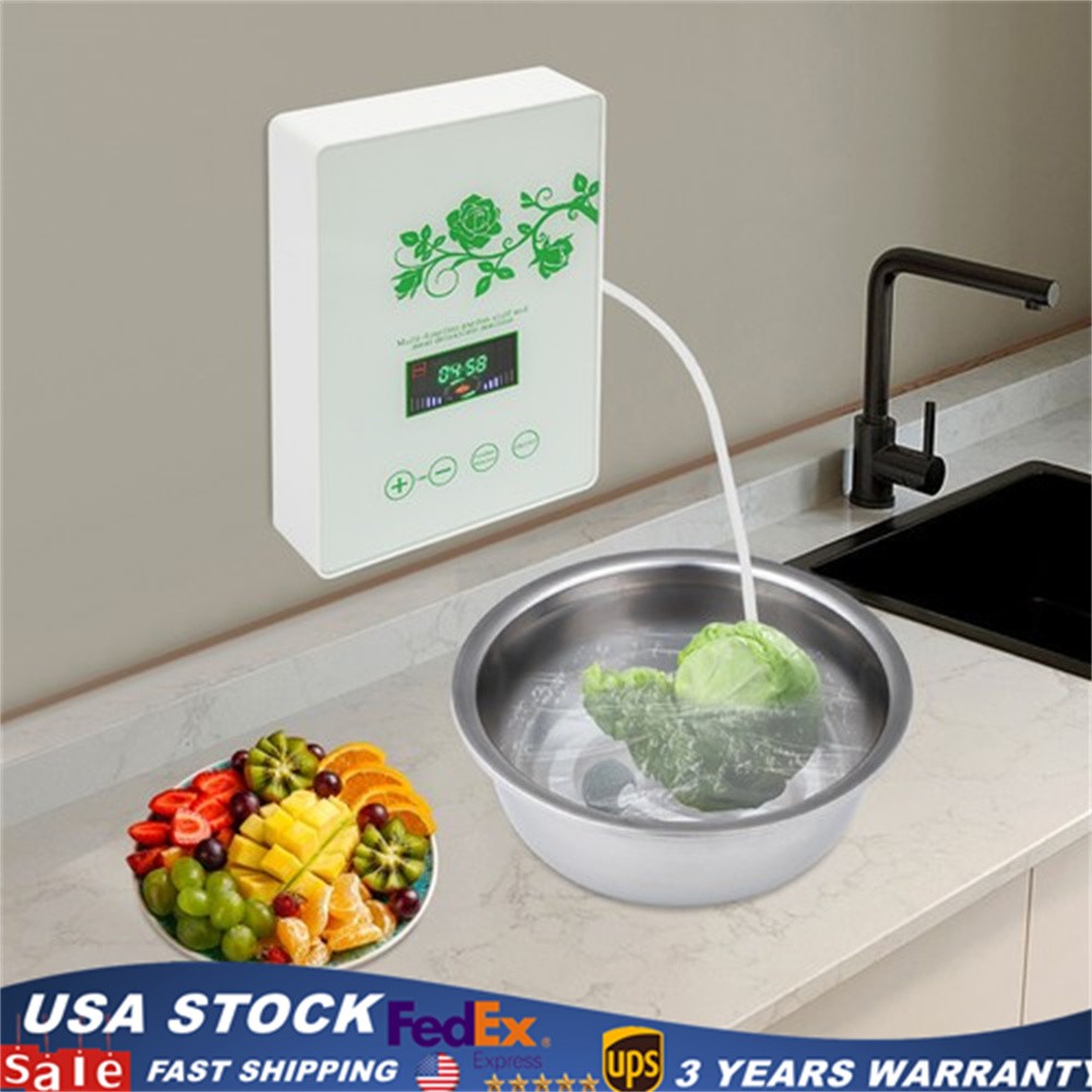 600mg/h Food Vegetable Sterilizer Ozone Generator Ozonator Air Purifier Water