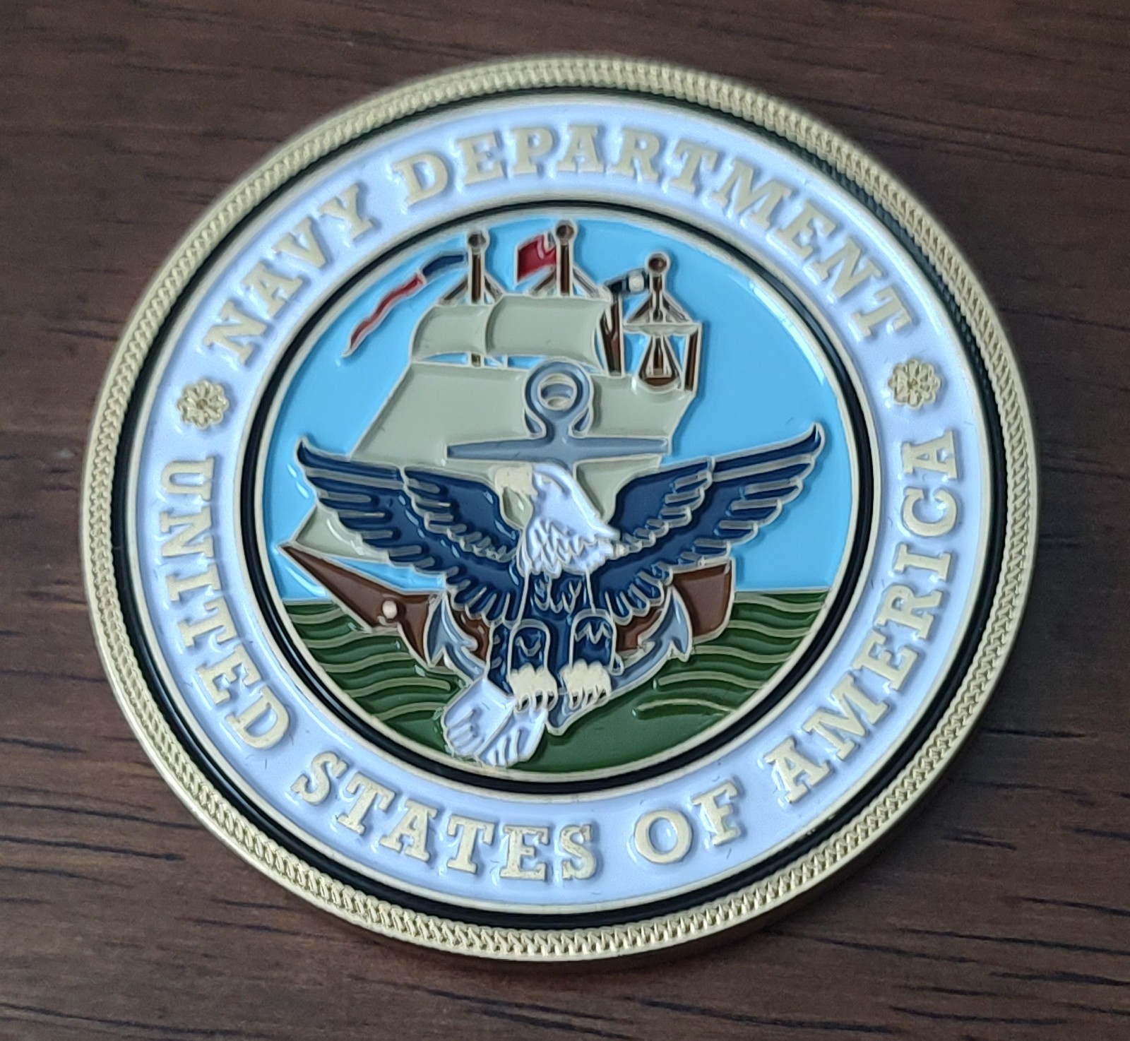 USS Nimitz (CVAN-68) Plank Owner 2" Challenge Coin