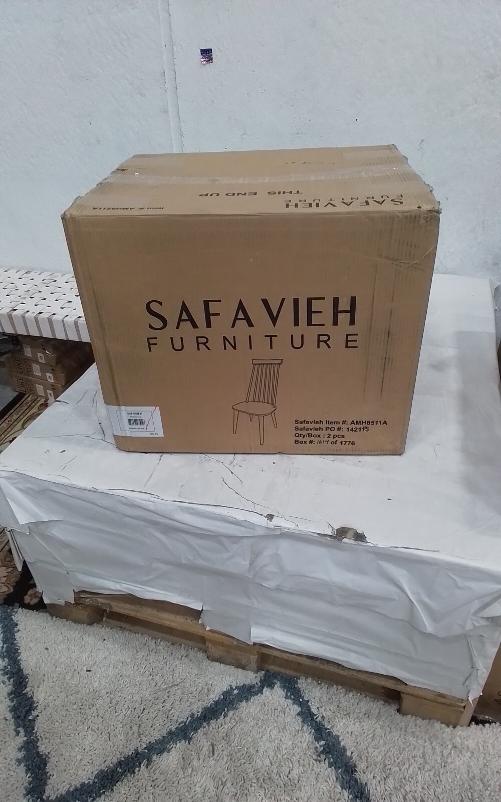 Safavieh BURRIS SIDE CHAIR, Reduced Price 2172751601 AMH8511A