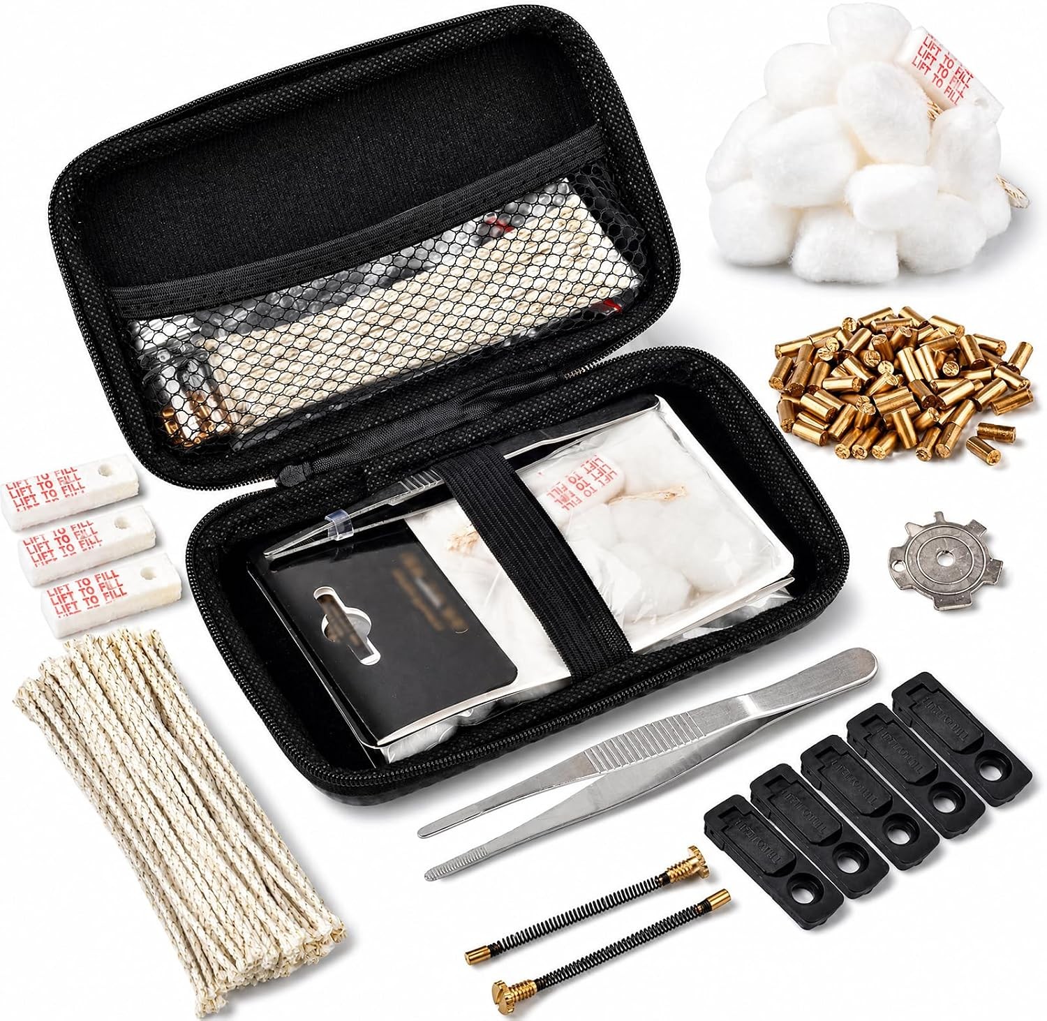 Lighter Repair Kit with Case, Vintage Kit, Flint Screw Kit,...
