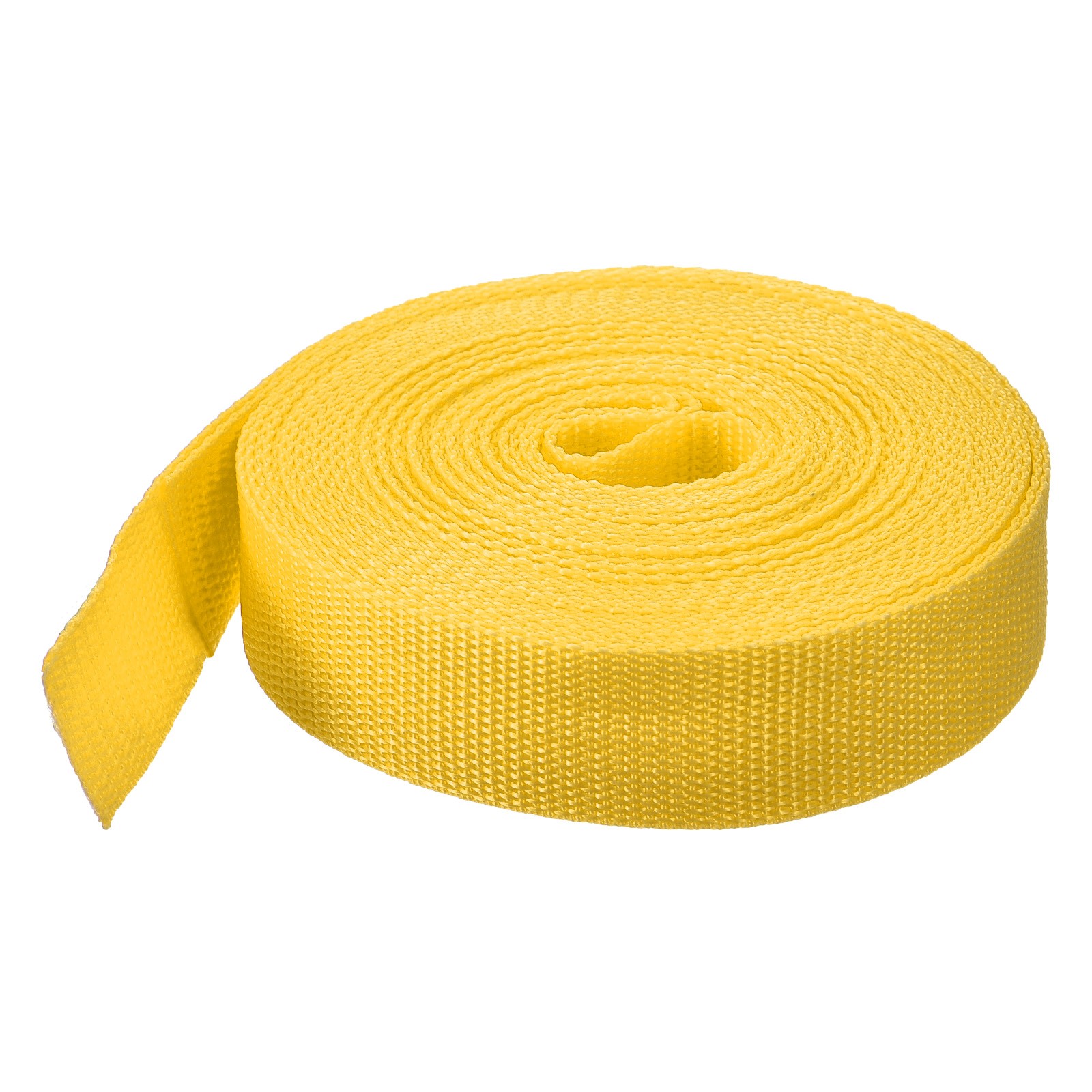 Lightweight Polypropylene Webbing Strap 1 1/4" 10 Yard Backpack Dark Yellow