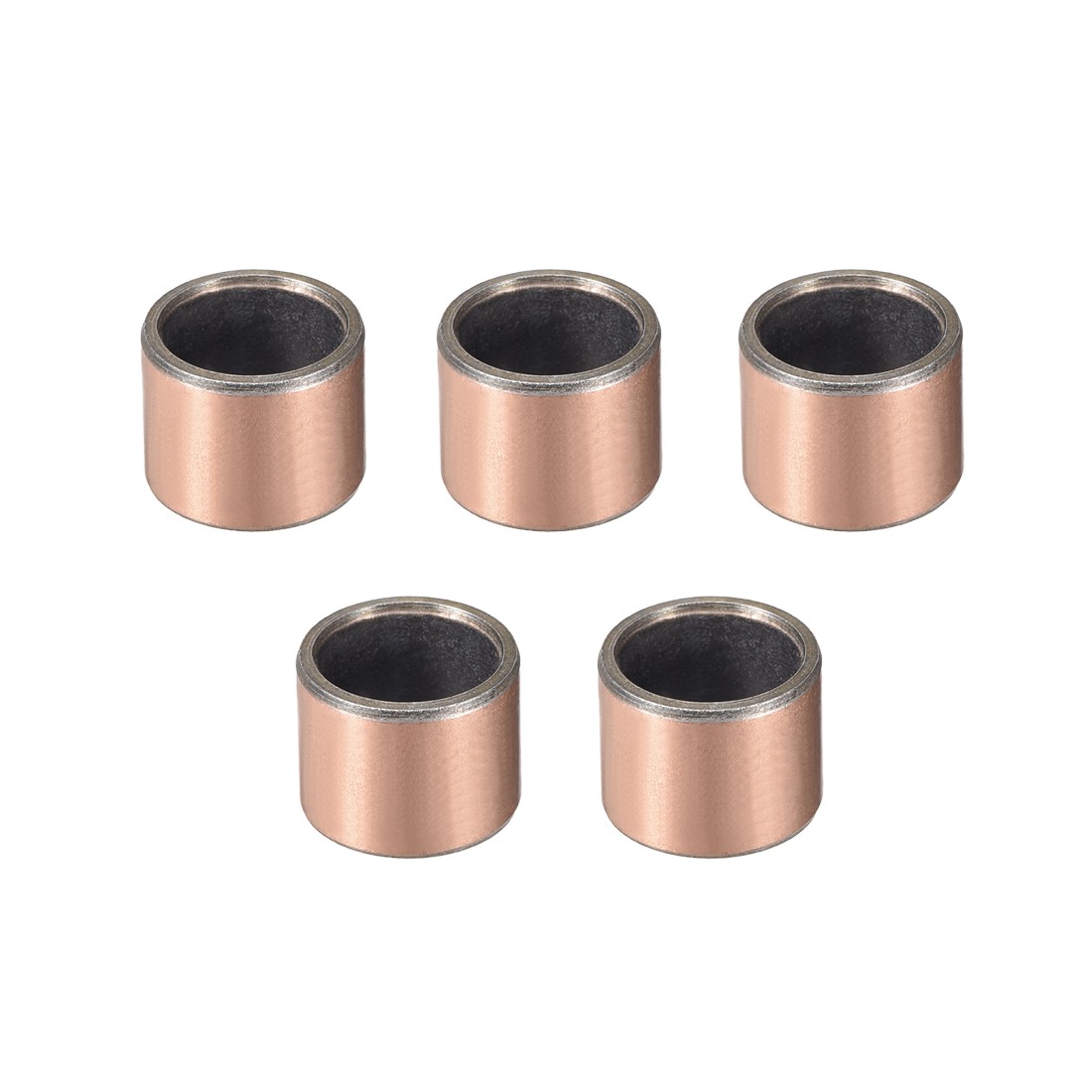 5pack Sleeve Plain Bearings 12mm Bore 15mm OD 12mm L Wrapped Oilless Bushings
