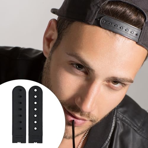 24 Pairs 24 Colors Snapback Strap Covers, 7-Hole Adjustable Hat Snap
