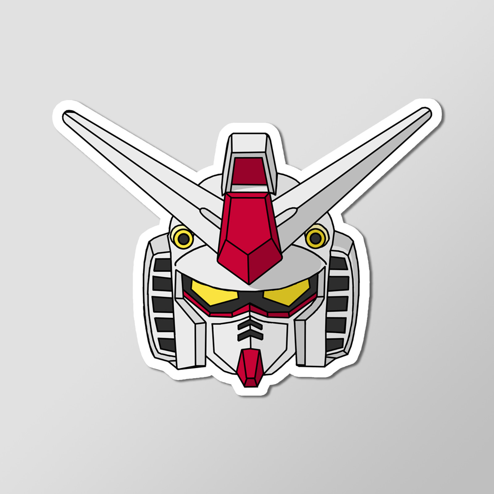Gundam RX-78-2 Mobile Suit Anime Vinyl Decal Sticker 3" Width