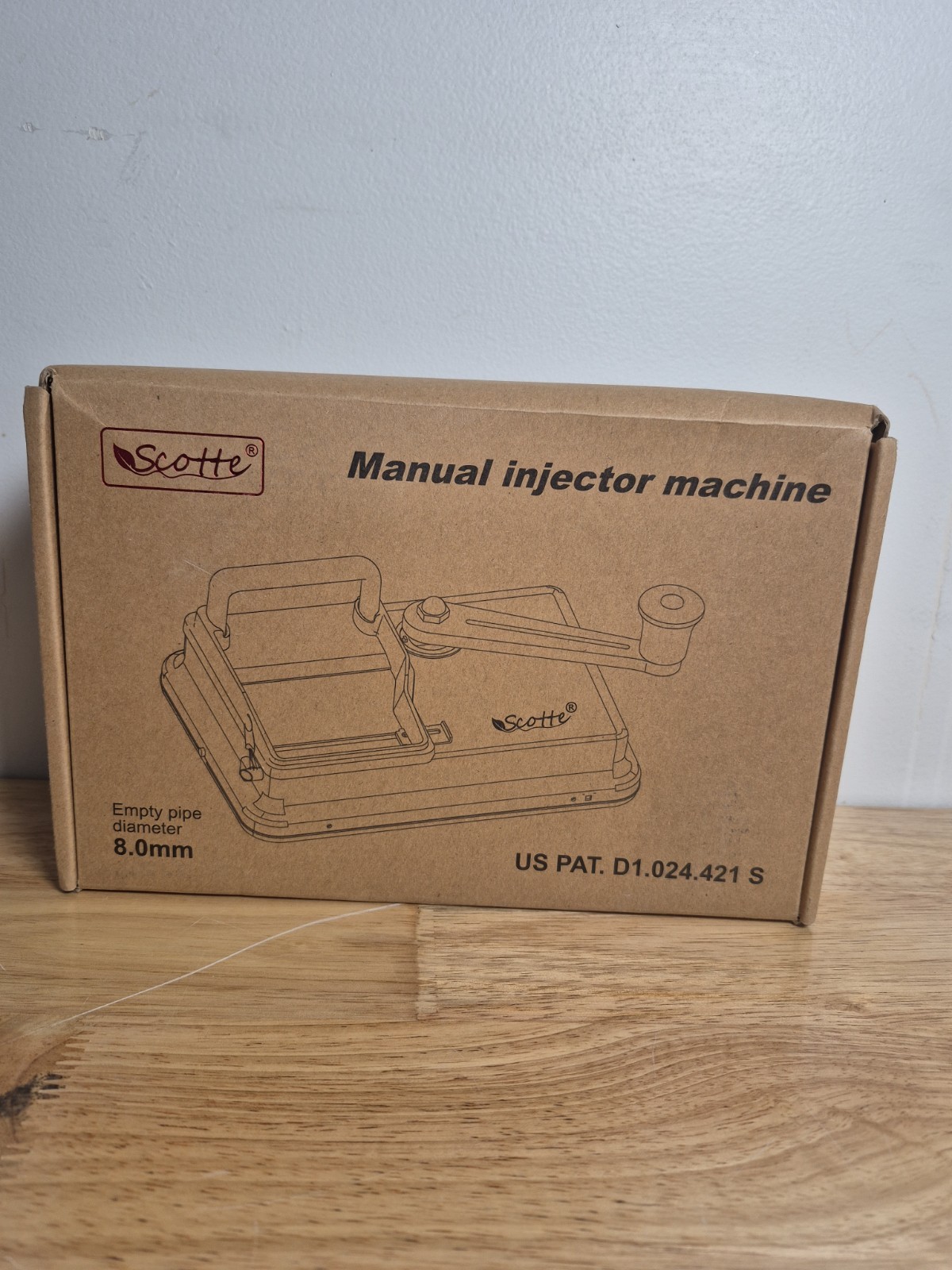 Scotte Manual Cigarette Tube Injector Machine 8.0mm Tube Maker