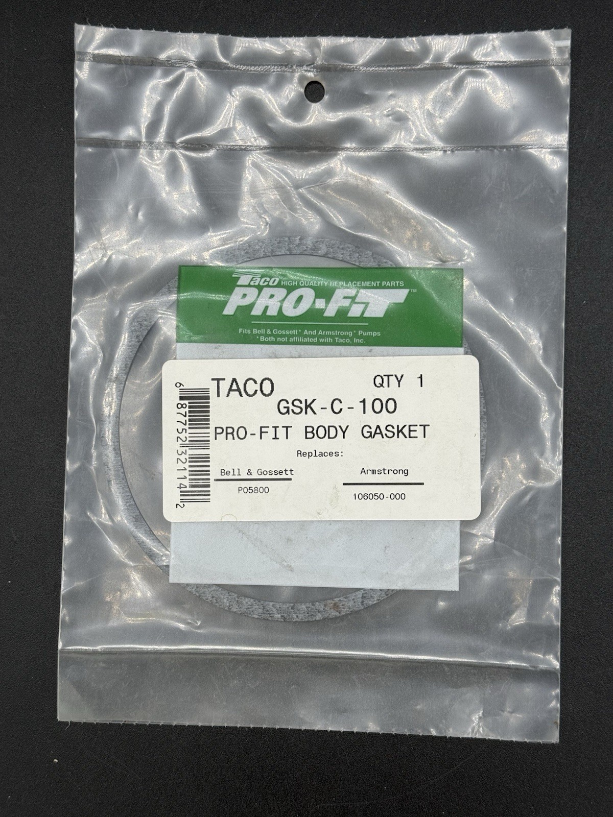 Taco GSK-C-100 Pro-Fit Body Gasket