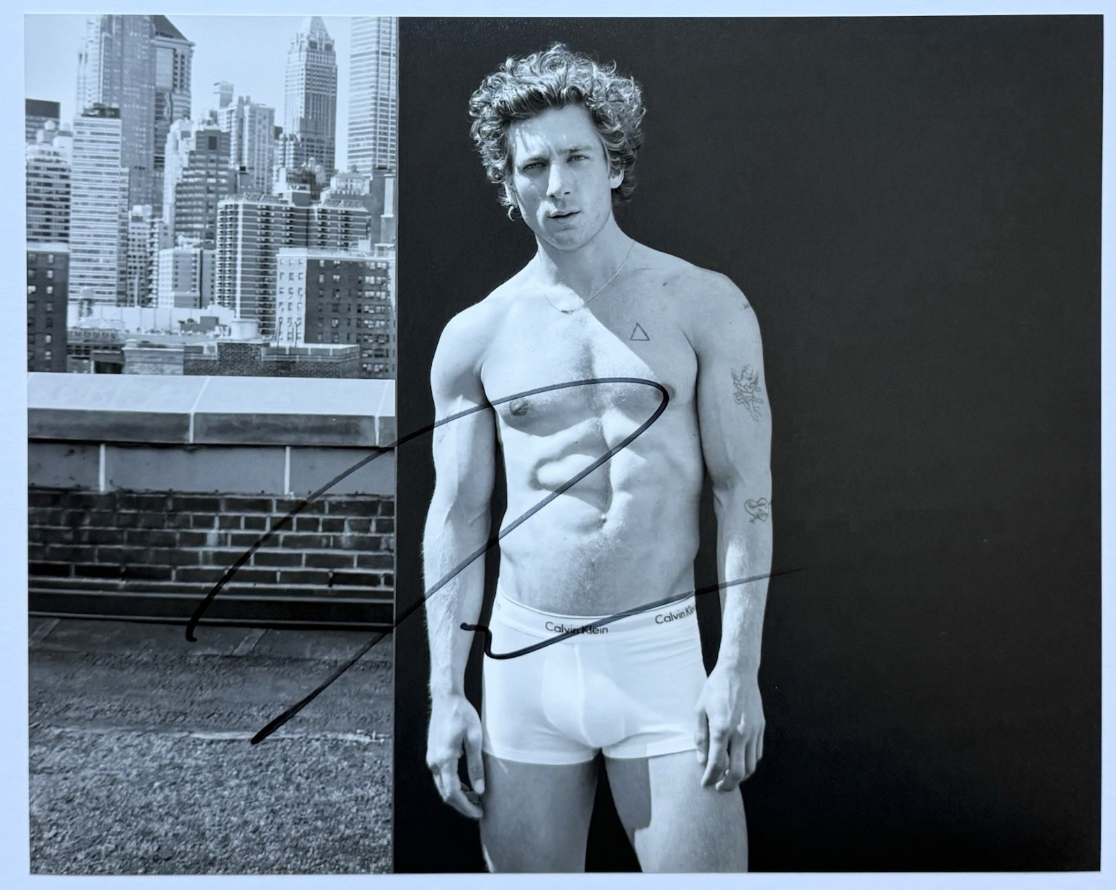 Jeremy Allen White Signed In Person 8x10 Photo - The Bear Shameless Springsteen