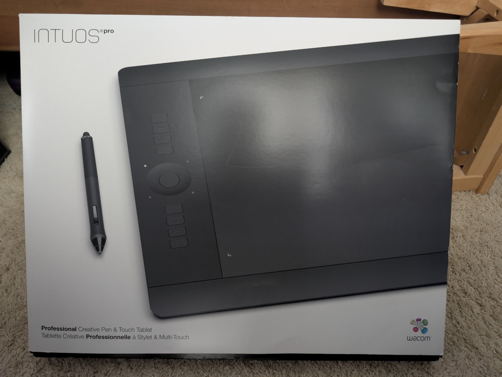 Wacom Intuos5 Touch Pad & Pen - Large, Black (PTH-850) With Black  Case