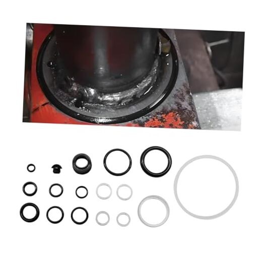 17 PCS Floor Jack Seal Kit, Horizontal 3 Ton Hydraulic Jack Oil Seal O-Rings