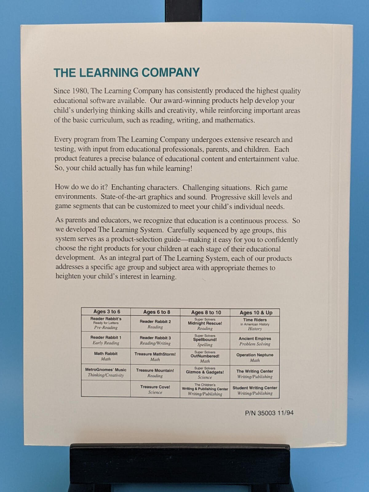 Student Writing Center Version 1.0: 3.5” Disk Software / Vintage Macintosh 1995