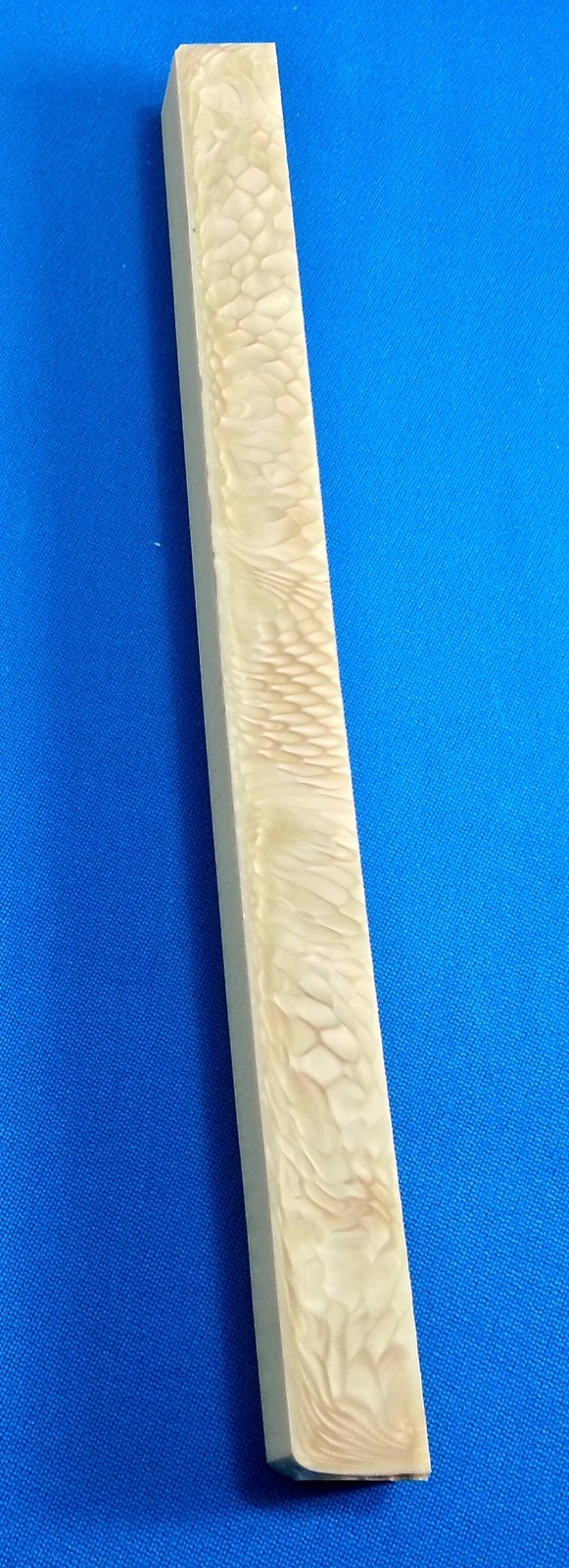 1 JUMA ® IVORY SNAKE PEN BLANK .750" x .750" x 6" STEM TURNING SQUARE