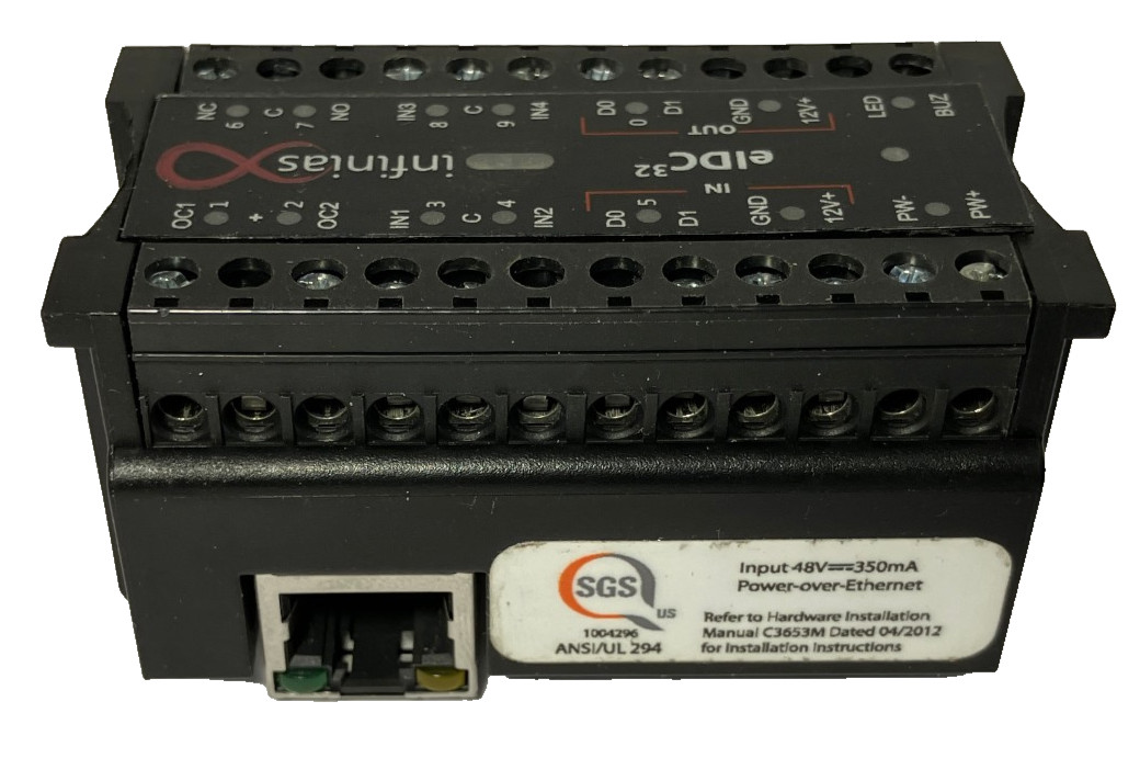 3xLogic S-EIDC32 Infinias eIDC32 Ethernet Integrated Door Controller PoE Module