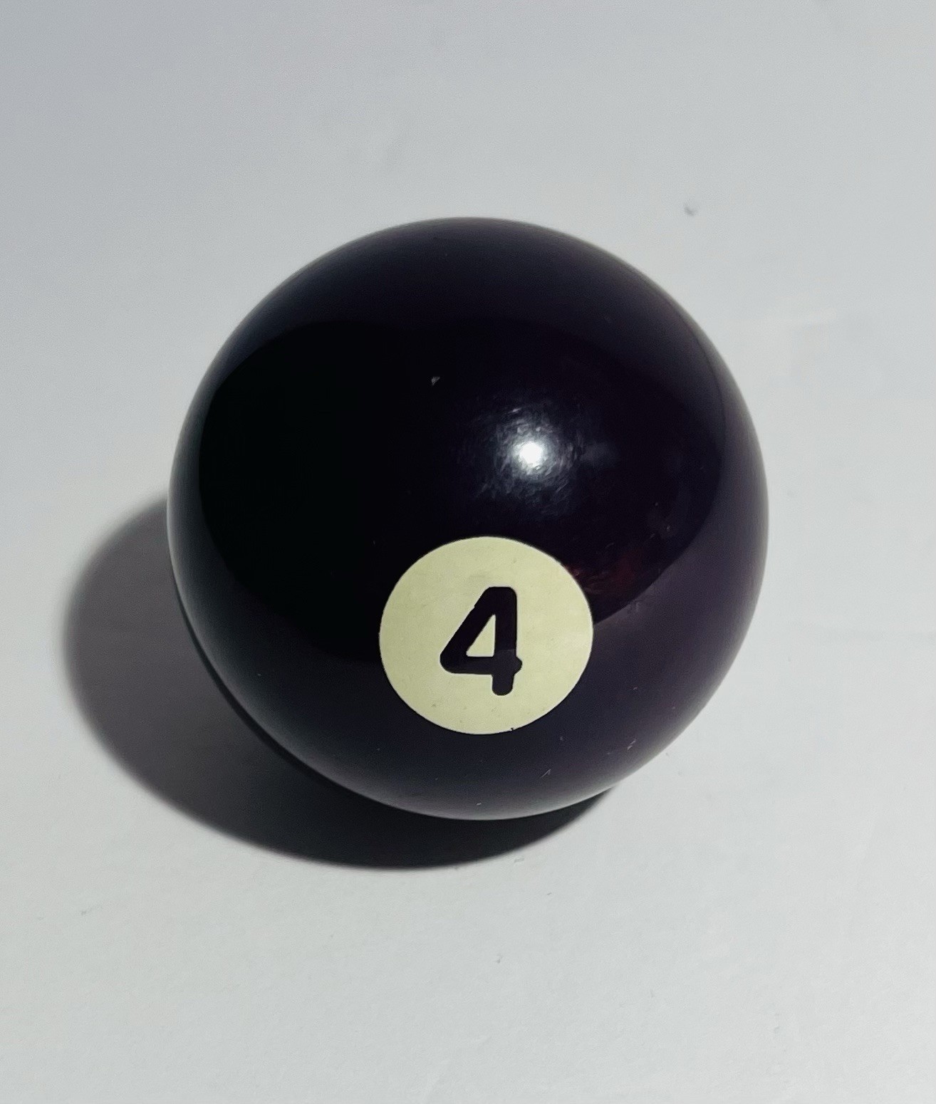 Vintage Pool Ball Number 4 Purple Solid Replacement