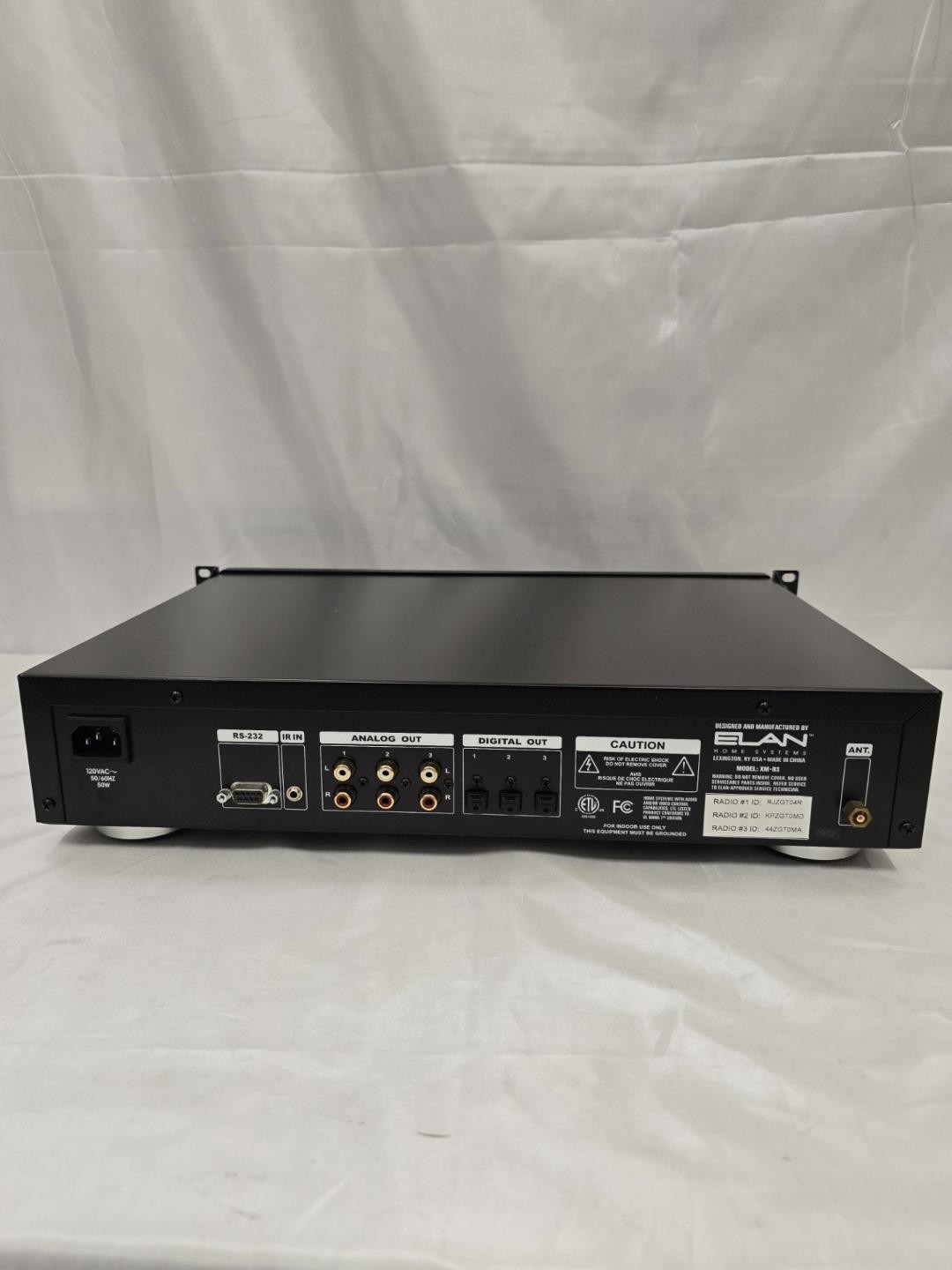 Elan XM-R3+ Multi-Room Audio Controller w/ Rackmount & Power Cord Tested