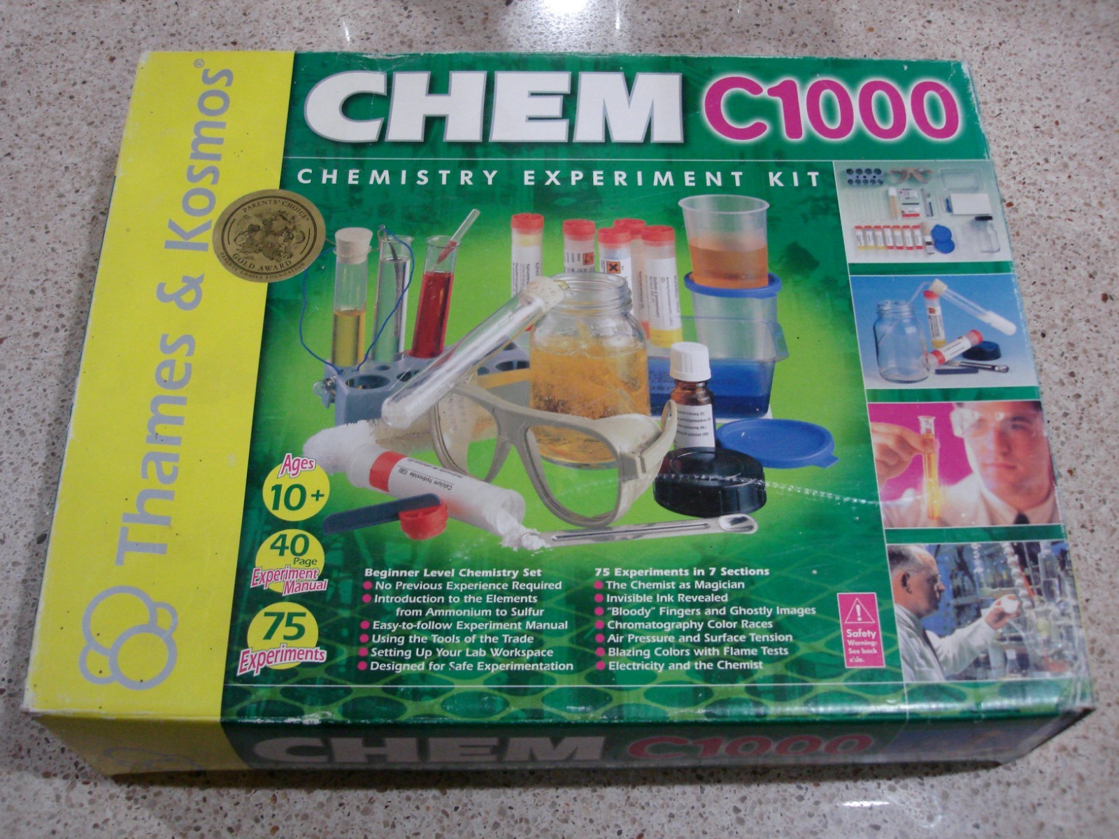 NEW/SEALED Thames & Kosmos 640118 Chem C1000 Chemistry Experiment Kit
