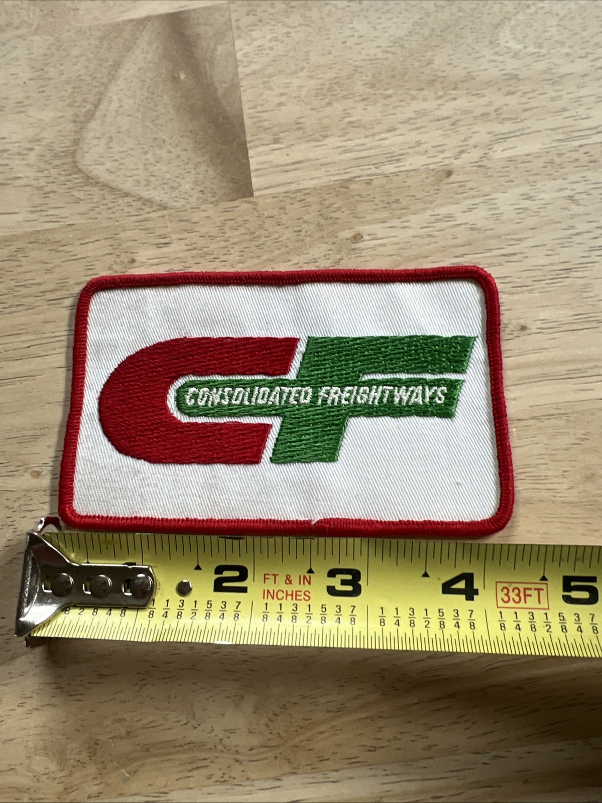 Consolidated Freighteays CF Trucking Embroidered 4.25 Inch Patch