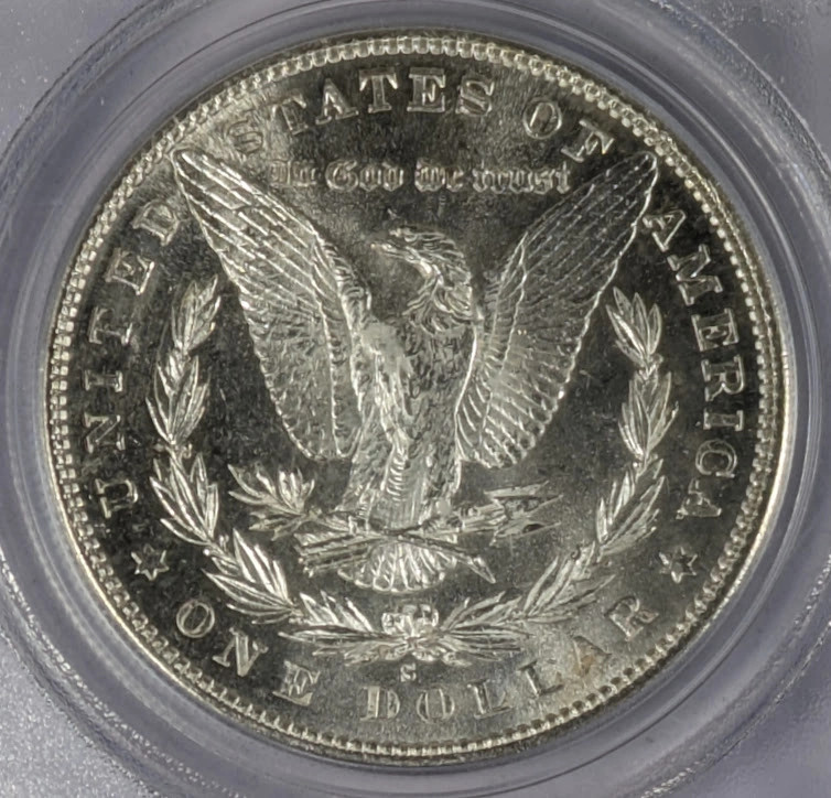 1881 S Morgan Silver Dollar PCGS MS-65