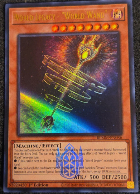 World Legacy – “World Wand” - BLMM-EN086  - Ultra Rare - 1st Ed. - NM/M