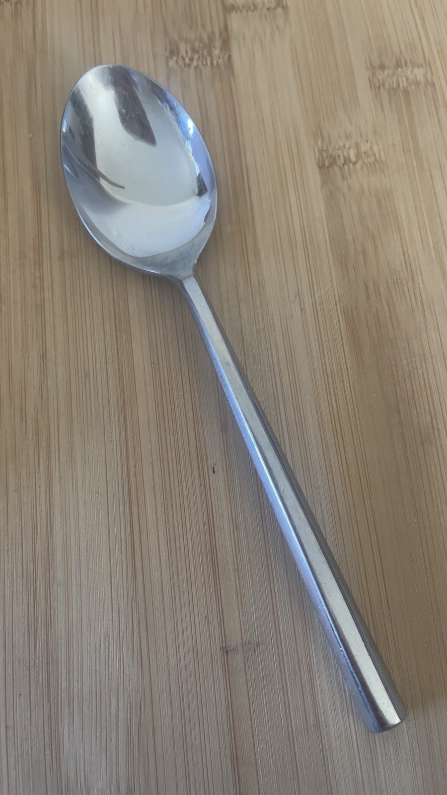 The Main Course MNF11 Stainless Glossy Hexagon PLACE SOUP SPOON  7.25”