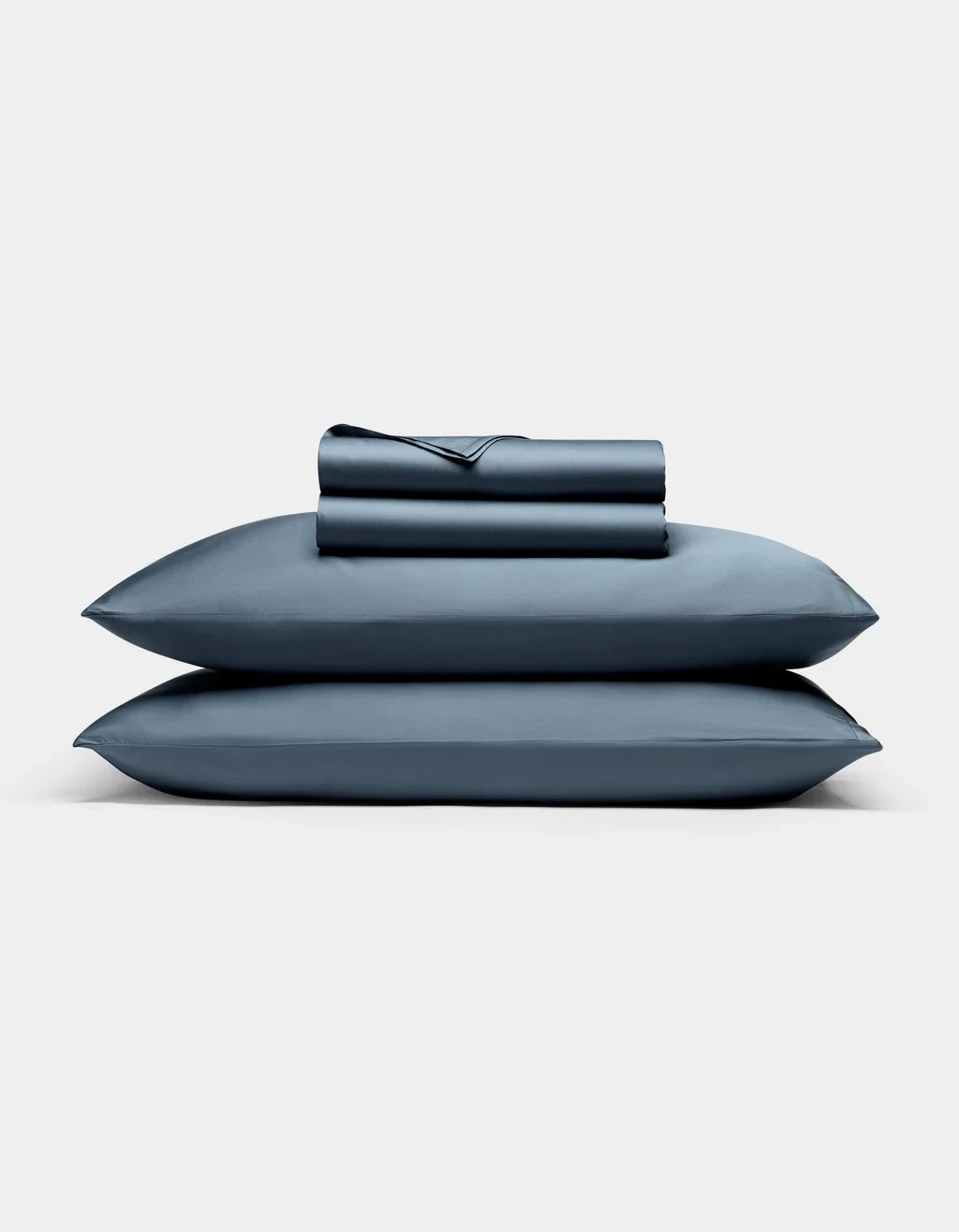 NEW Cozy Earth Bamboo KING 4-Piece Viscose From Bamboo Sheet Set PACIFIC BLUE