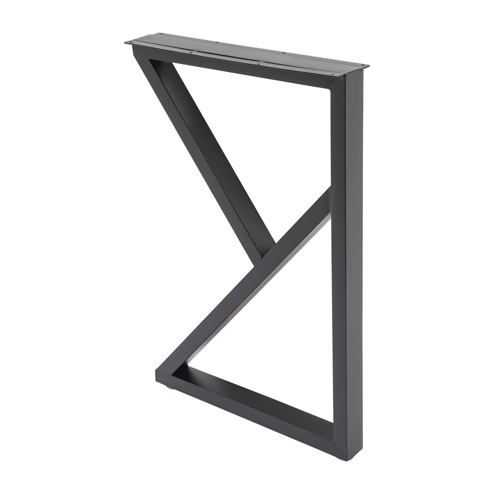 2pcs Metal Furniture Legs, Industrial Metal Table Legs, Black Furniture Legs
