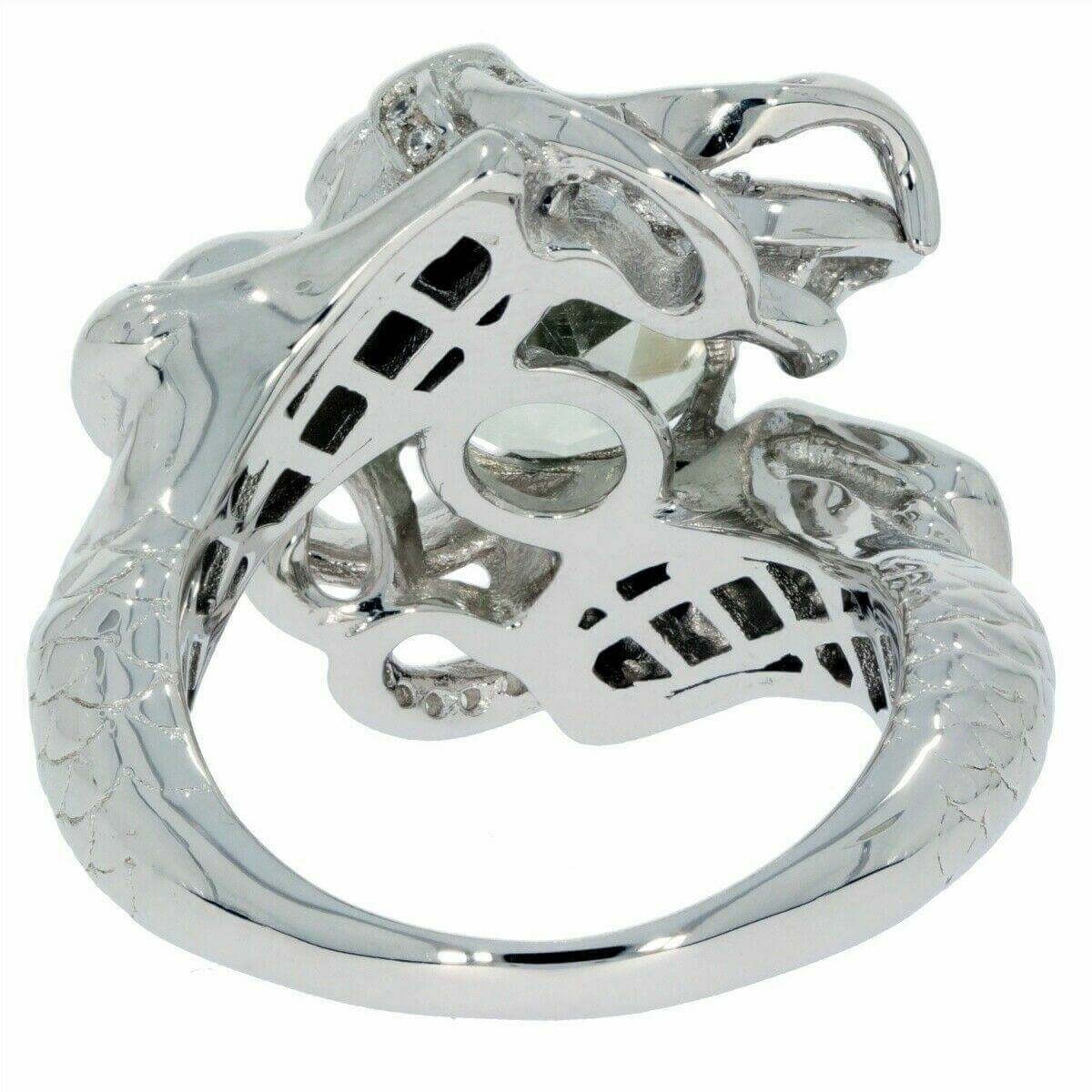Sterling Silver Semi Mount Ring Setting Round RD 10x10mm