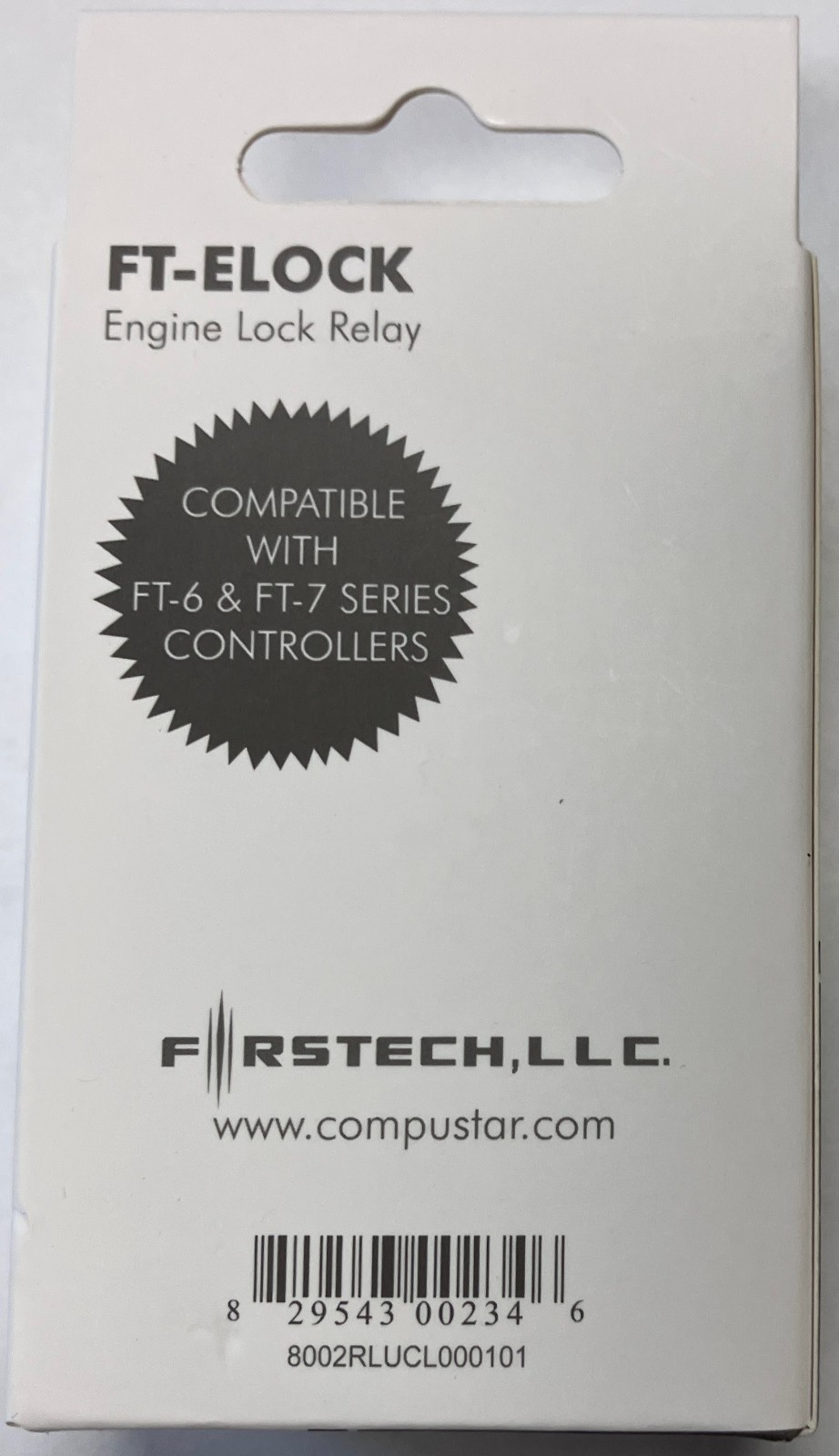 Compustar Firstech FT-ELOCK Engine Lock Relay & Harness FT6/7 Comp. NEW Shipped!