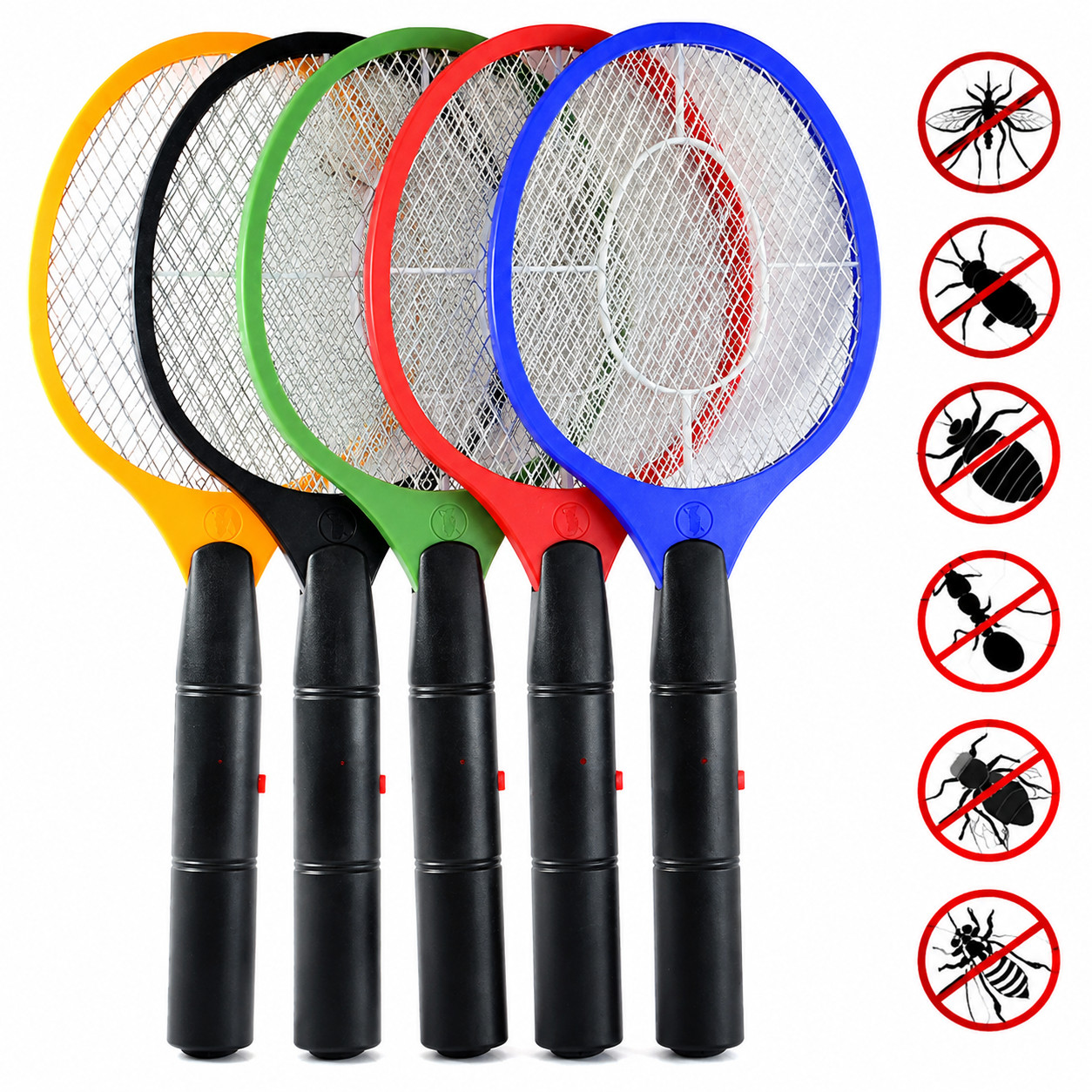 2Pack Electric Bug Zapper Fly Swatter Zap Mosquito Killer Pest Insect Racket USA
