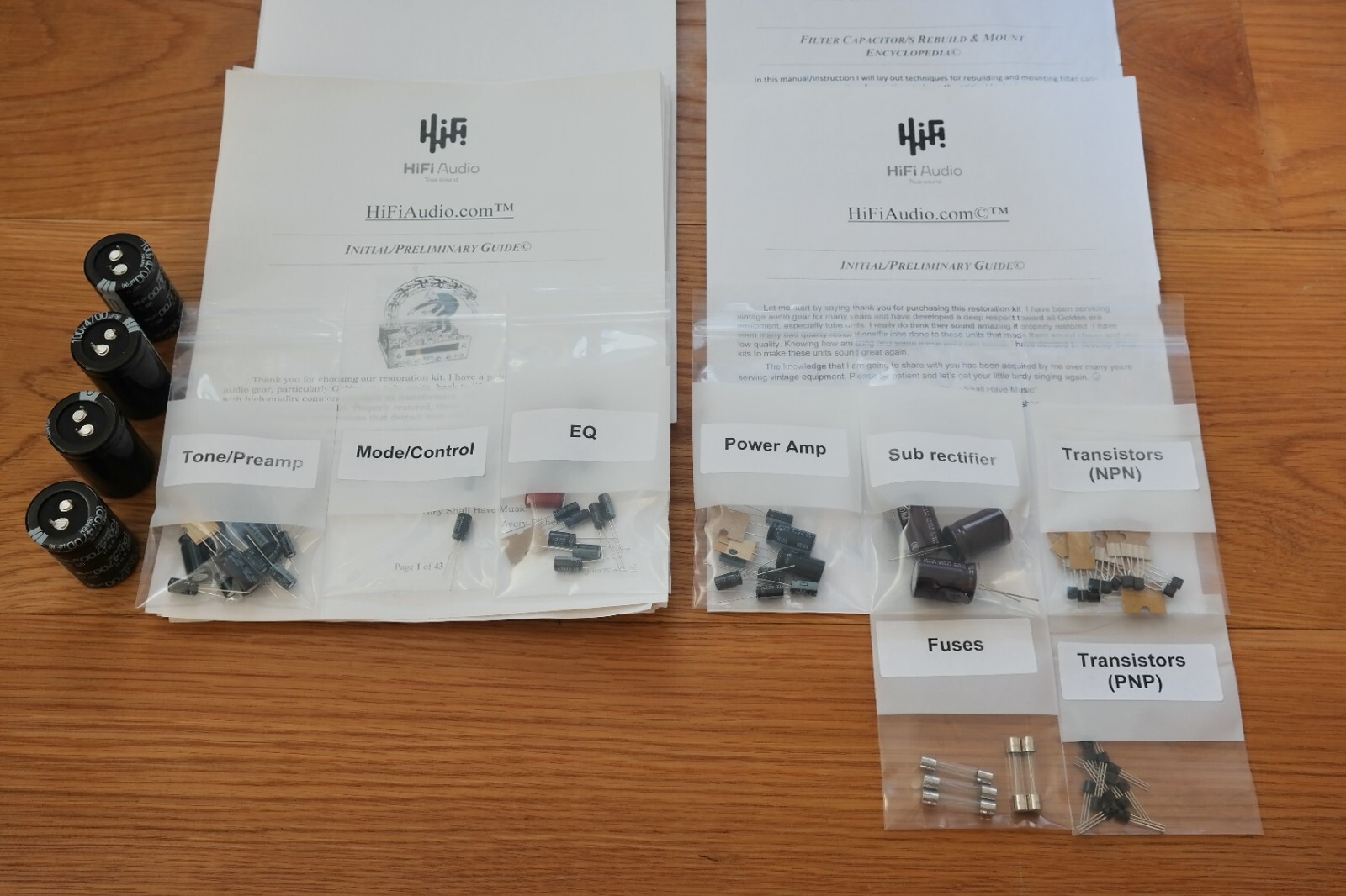 Harman Kardon 730 HK730 receiver restoration kit service recap capacitor rebuild