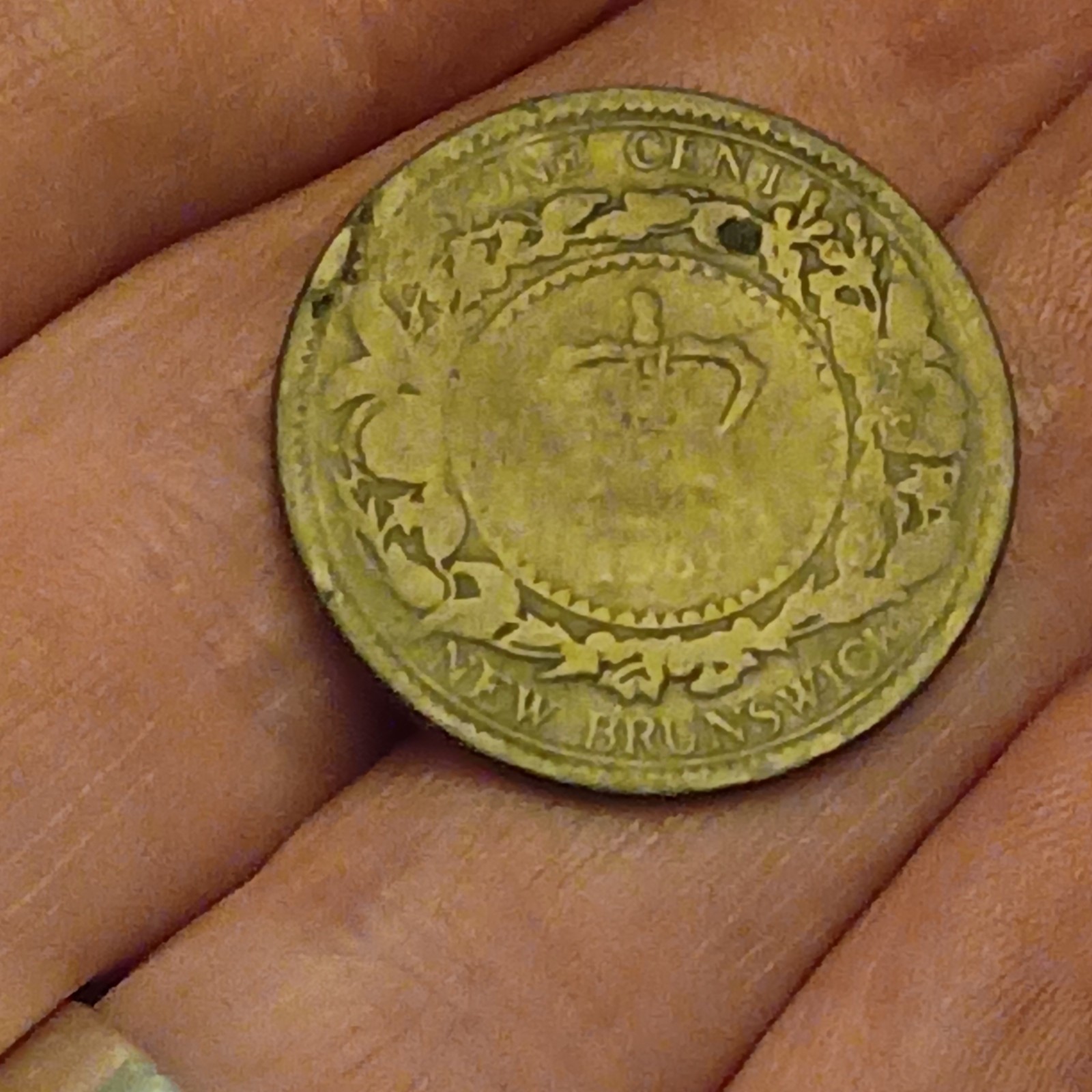 1861 New Brunswick 1 Cent