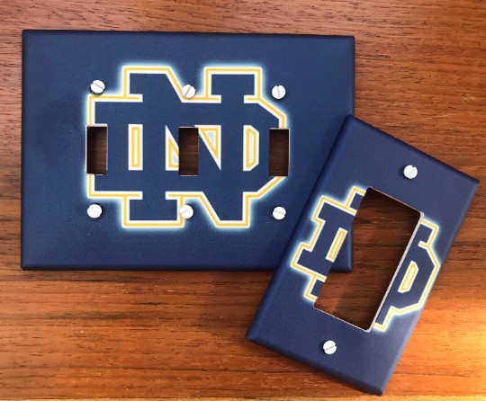 Notre Dame Fighting Irish light switch plate cover College Football