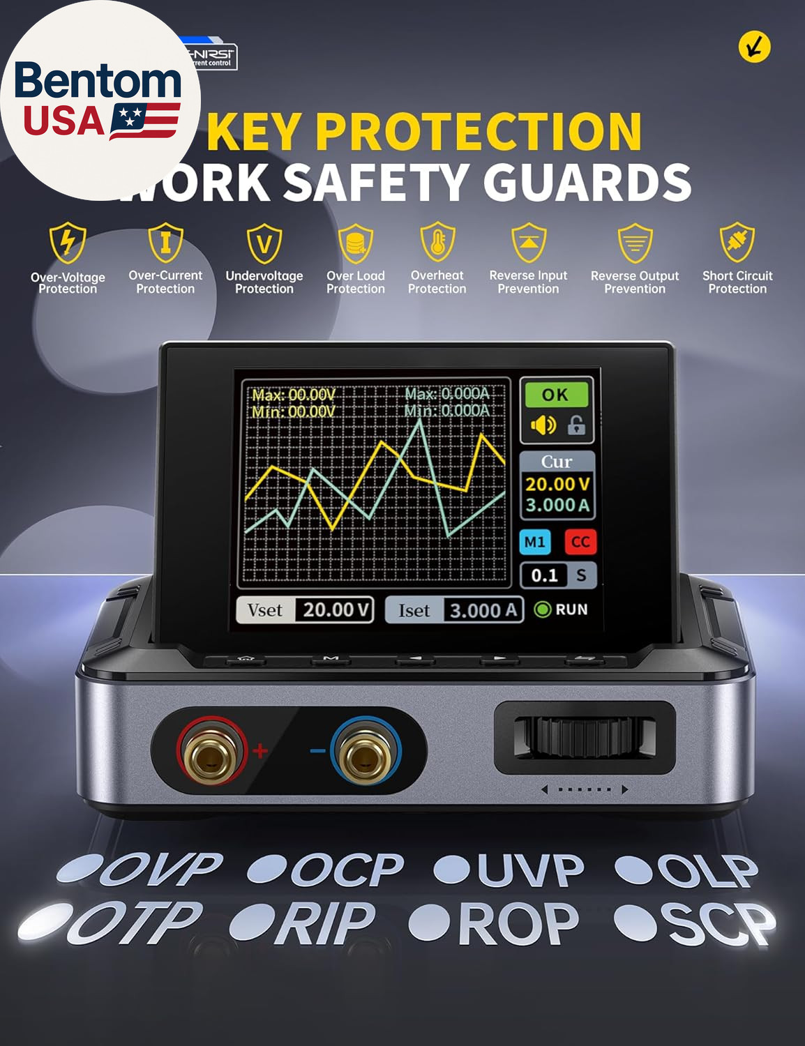 DPS-150 DC Power Supply Variable, 30V 5A Adjustable DC CNC Power Supply with 4-D