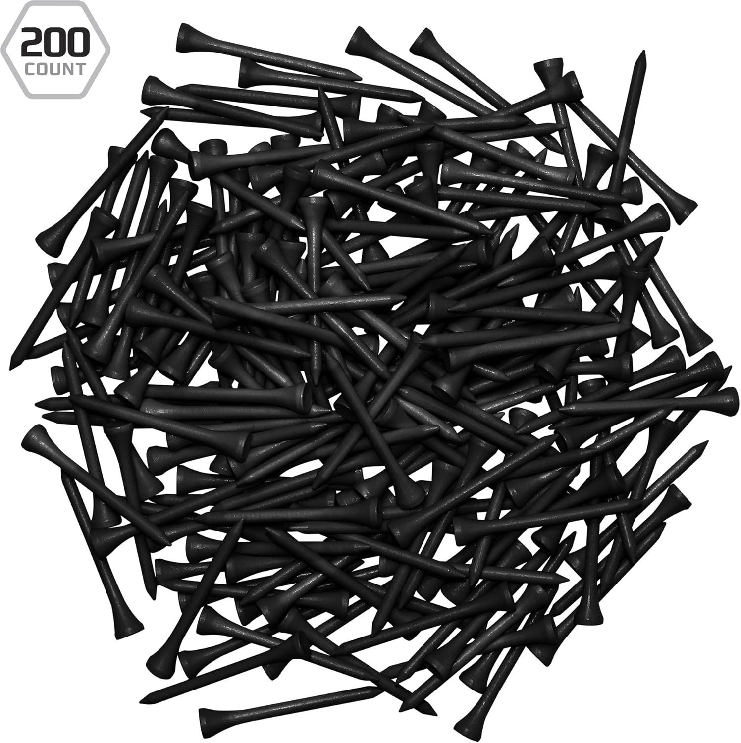 Wood Golf Tees (200 Pack)