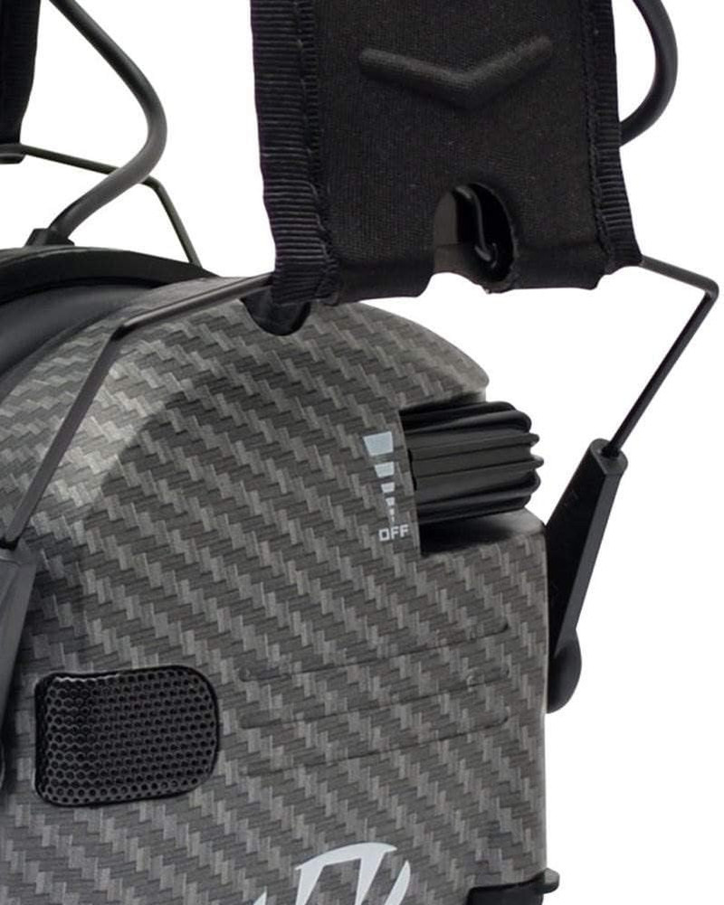 Slim Electronic Earmuffs Shooting Hearing Protection with Mic & Audio Input Jack