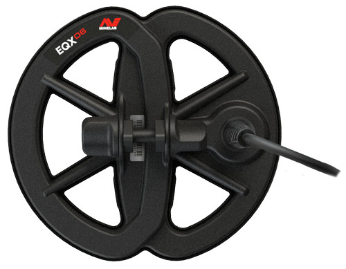 MINELAB EQUINOX 6' METAL DETECTOR COIL- EQX 06 DOUBLE-D SMART COIL -  3011-0333
