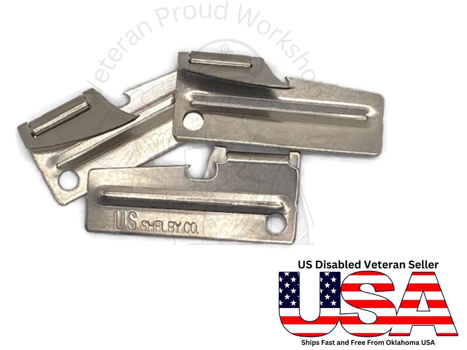 3 Pack Military Issue P38 Can Openers US SHELBY CO Ships Ships Free