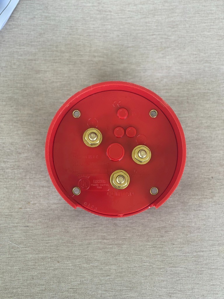 Perko 8501DP Marine Dual Battery Selector Switch for Boat/RV Motor