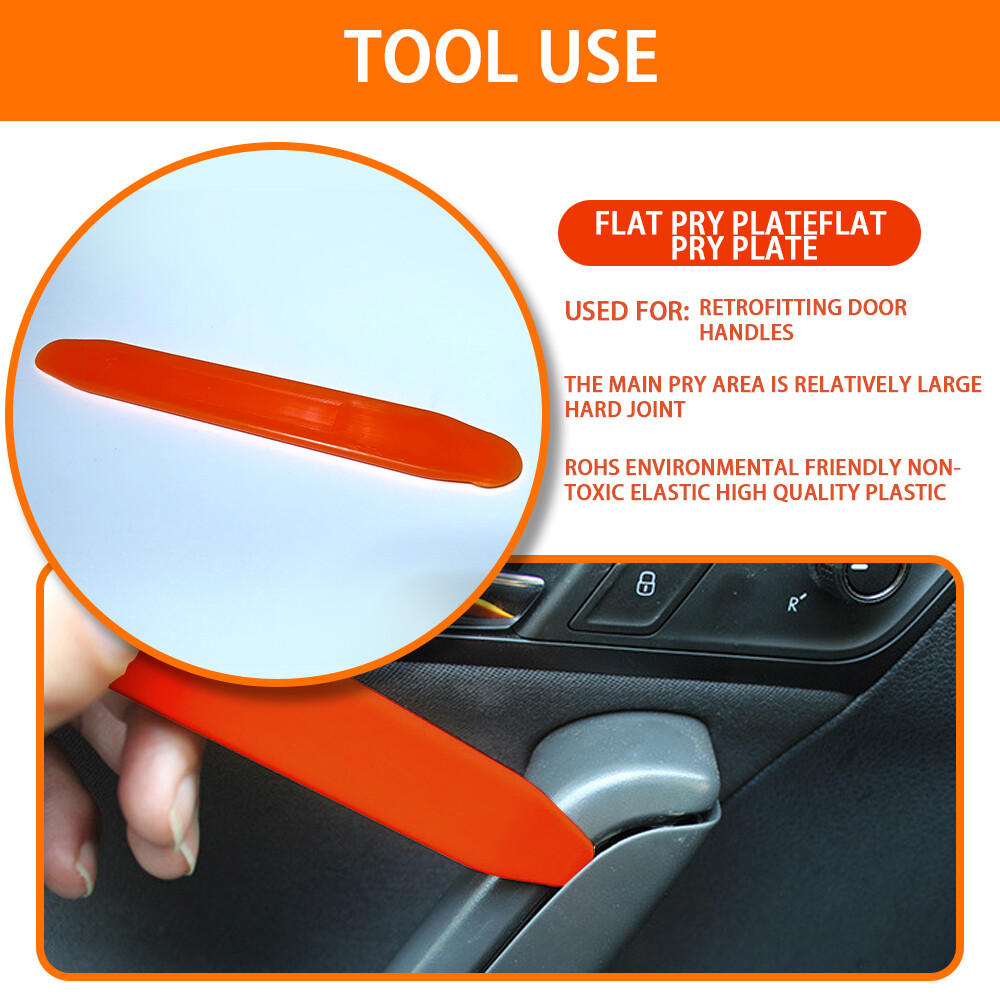 12 PCs Plastic Tools set Fit X4 Pry Panel Car Dashboard Trim Removal Tool