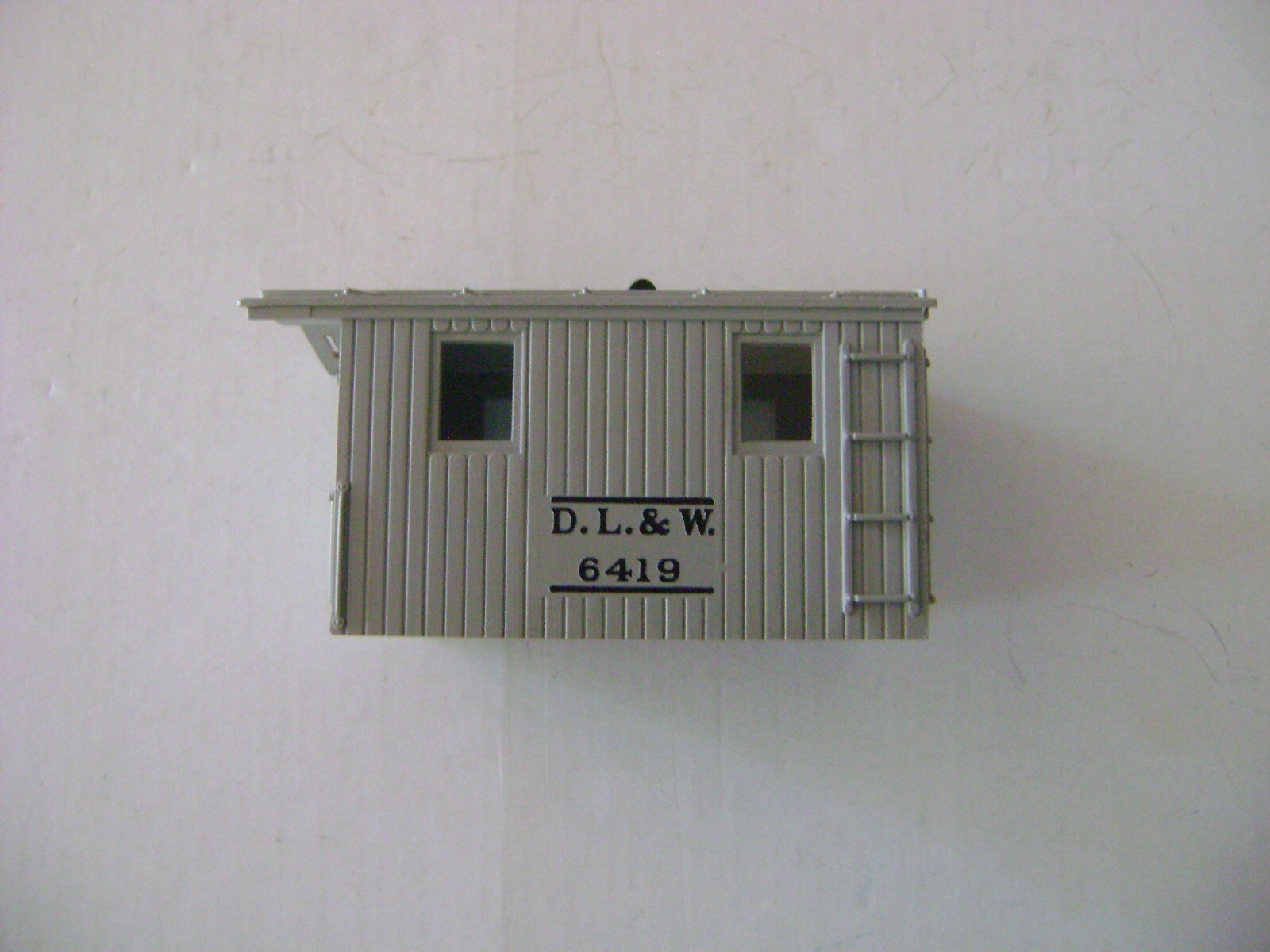 Lionel original unpainted heat-stamped 6419 D.L. & W. Cab w/short stack