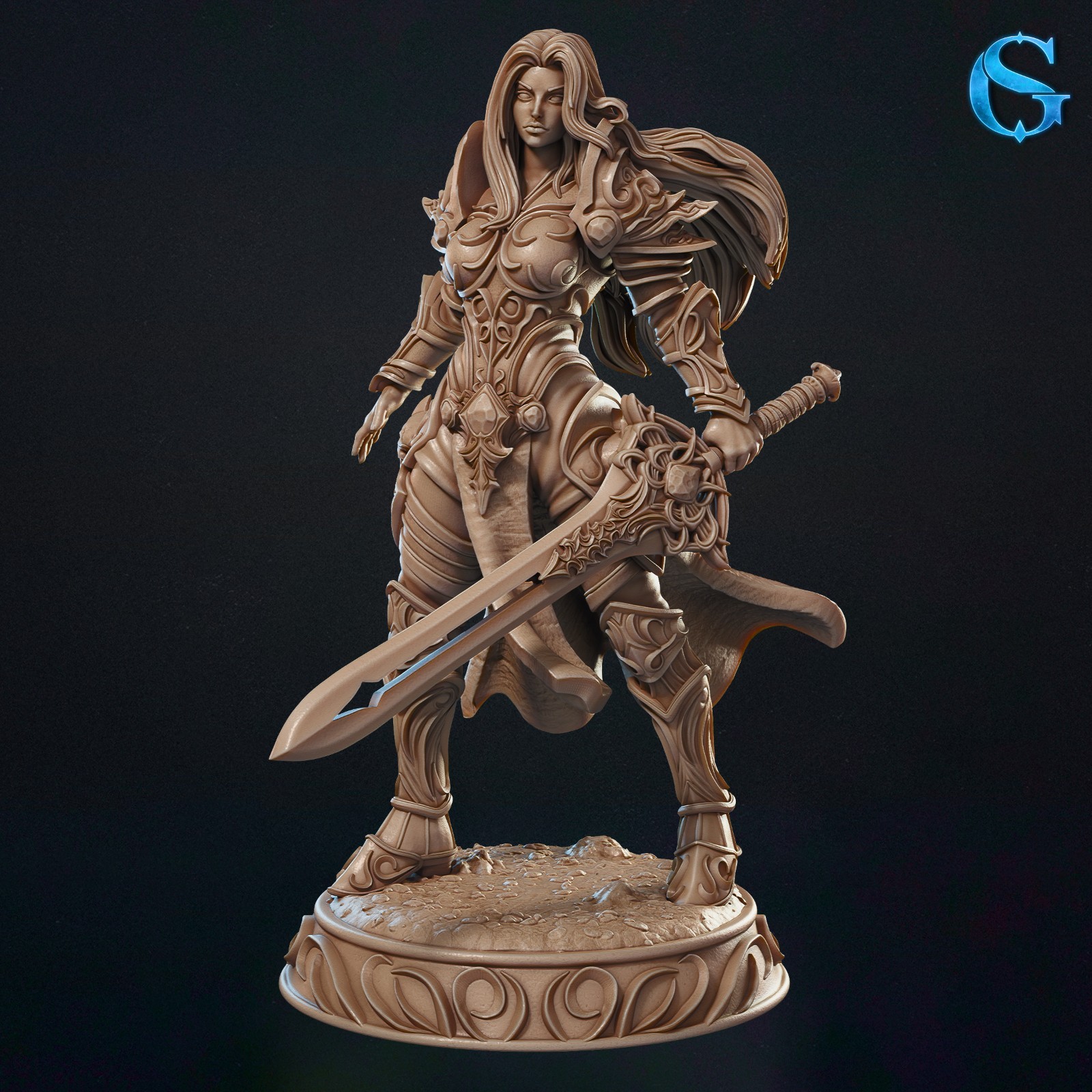 Dungeons & Dragons Playable Character - Female Human Liesel - Paladin, Fighter