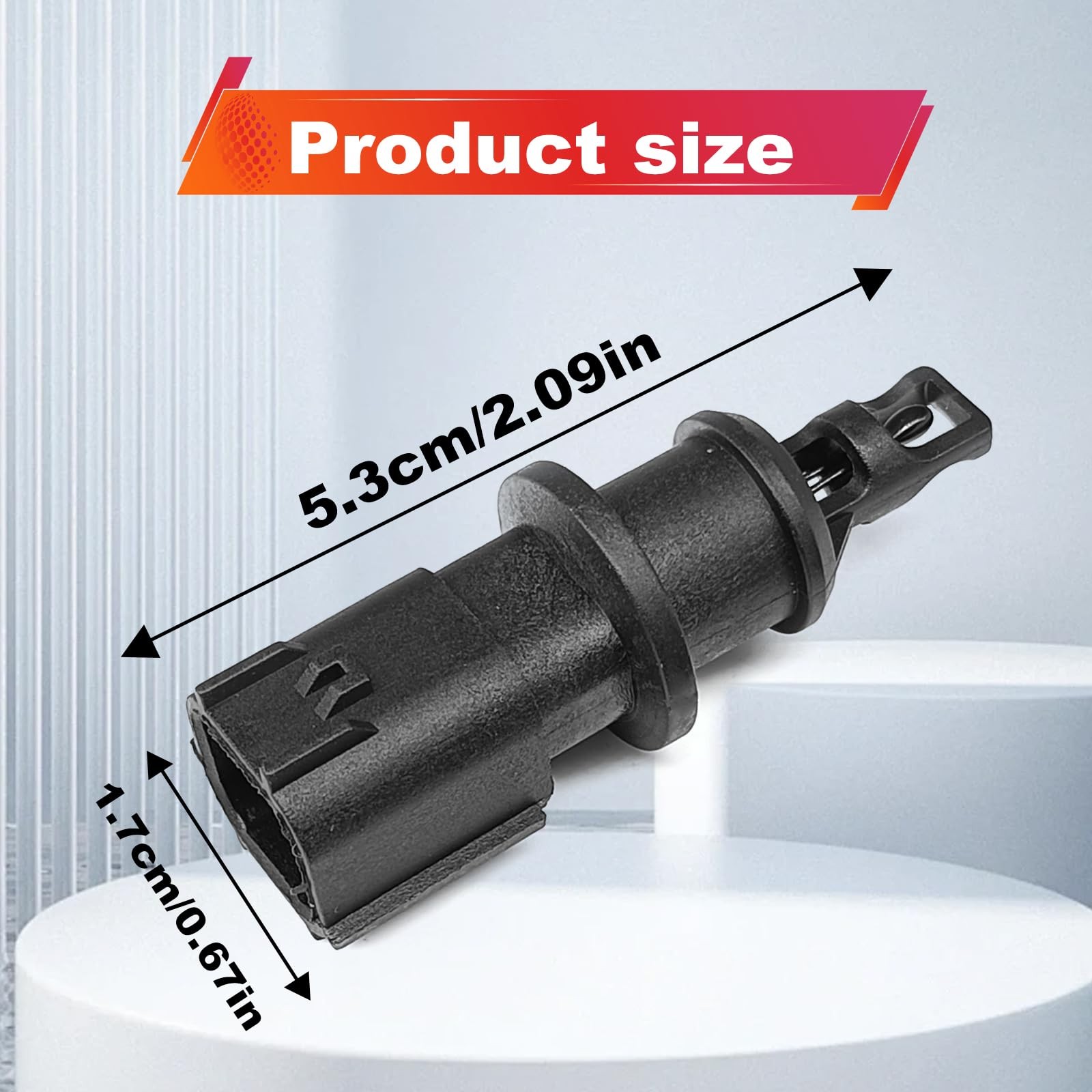 Air Intake Charge Temperature Sensor Compatible with Chrysler, Dodge, Jeep IA...