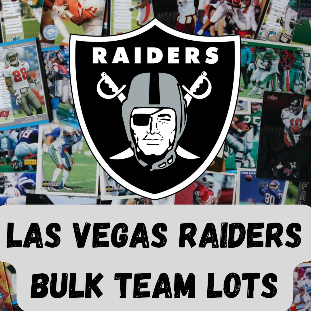 Las Vegas Raiders Bulk Team Lots - Stars, HOF, Rookies, from 1980 to present day