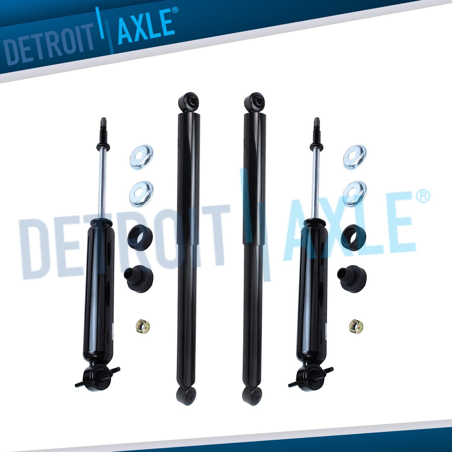 RWD Front and Rear Shock Absorbers Assembly for Dodge Ram 1500 2500 3500 8-Lug