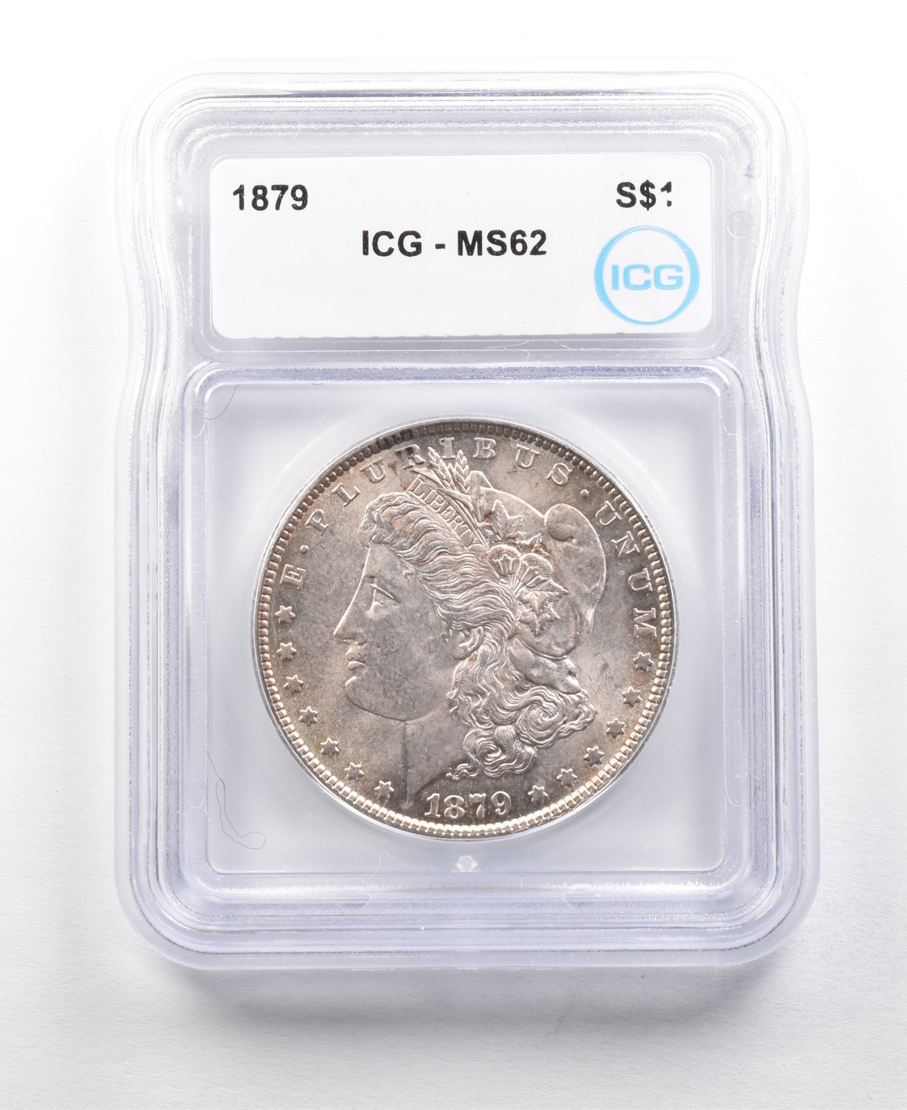 1879 Morgan Silver Dollar MS62 ICG *6319
