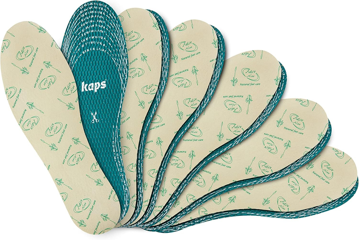 Adult Insoles with Shoe Odour Eliminator – Ultrafresh Shoe Insoles for Women & M