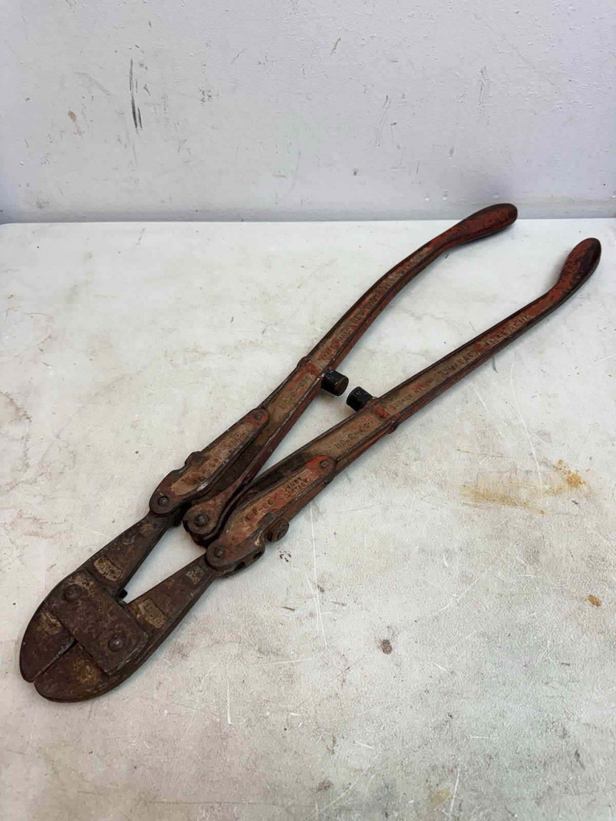 H.K. Porter HKP No. 2 “New Easy” 30 Inch Bolt Cutters Vintage Boston Mass