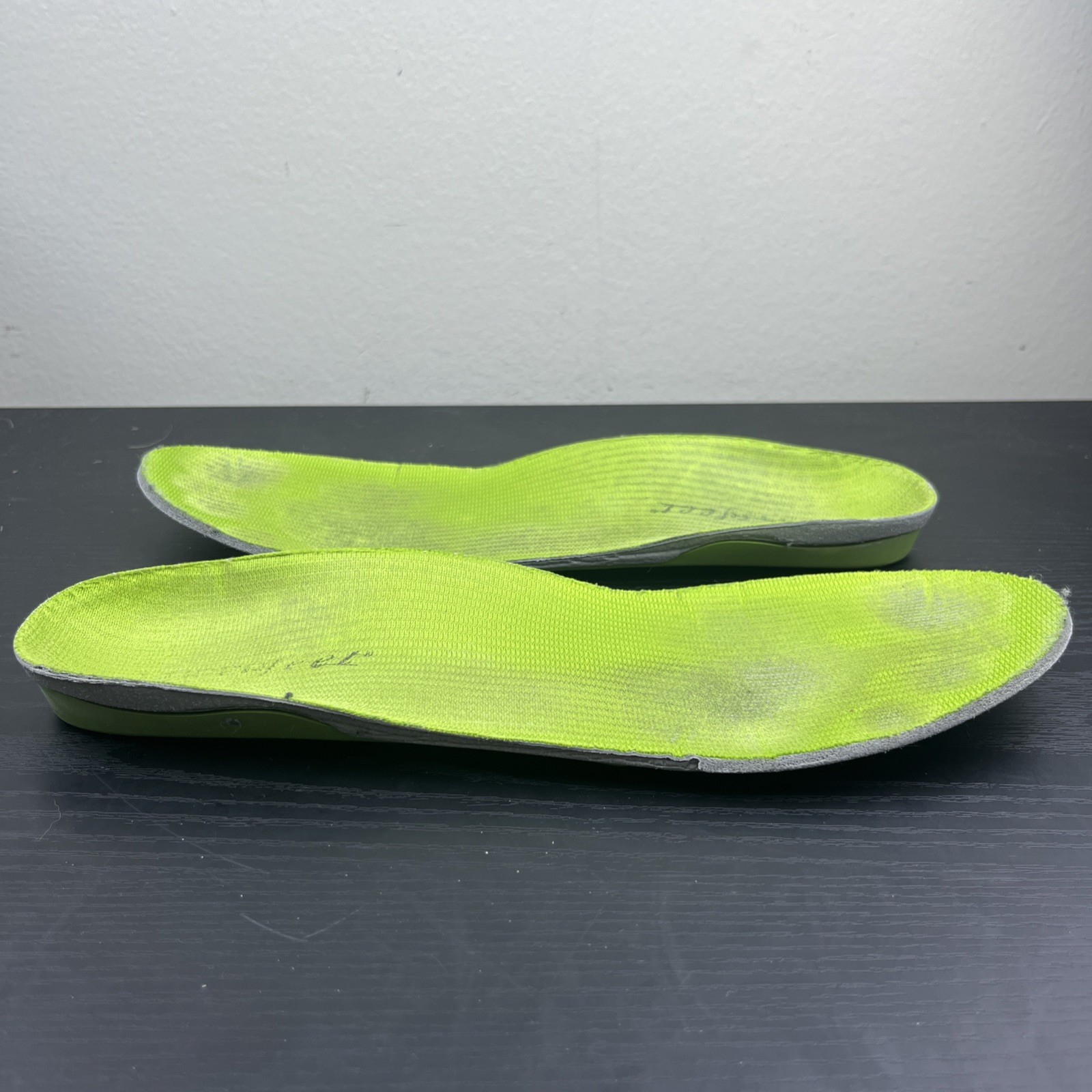 Superfeet Green Insoles Size D Large Arch Support Orthotic 10.5–12 W 9.5–11 M
