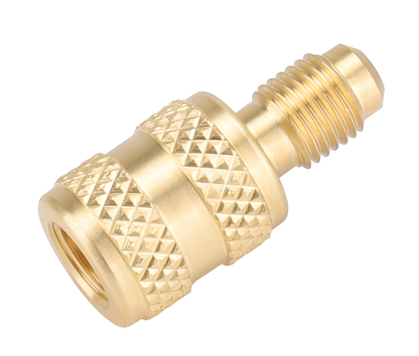 NAVAC F2010 Left-Handed Thread A2L Adapter, 1/4" LH FPT x 1/4" MPT